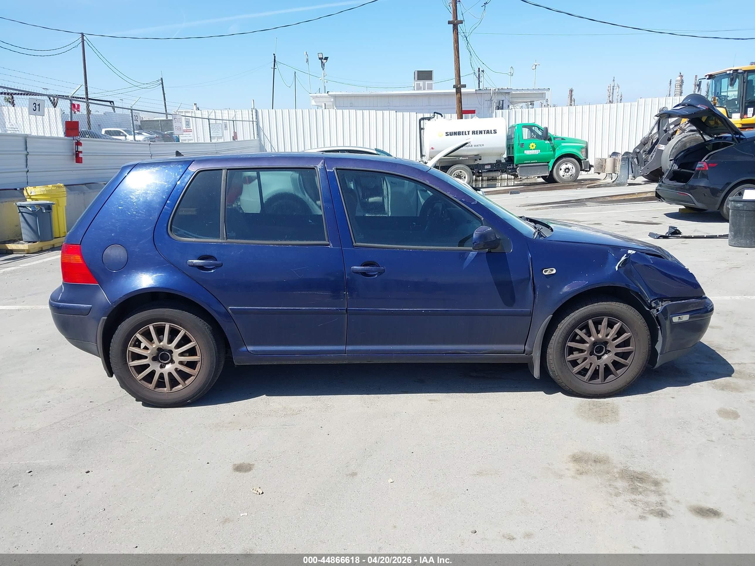 2003 Volkswagen Golf Gls Tdi Blue vin: 9BWGP61J634072036