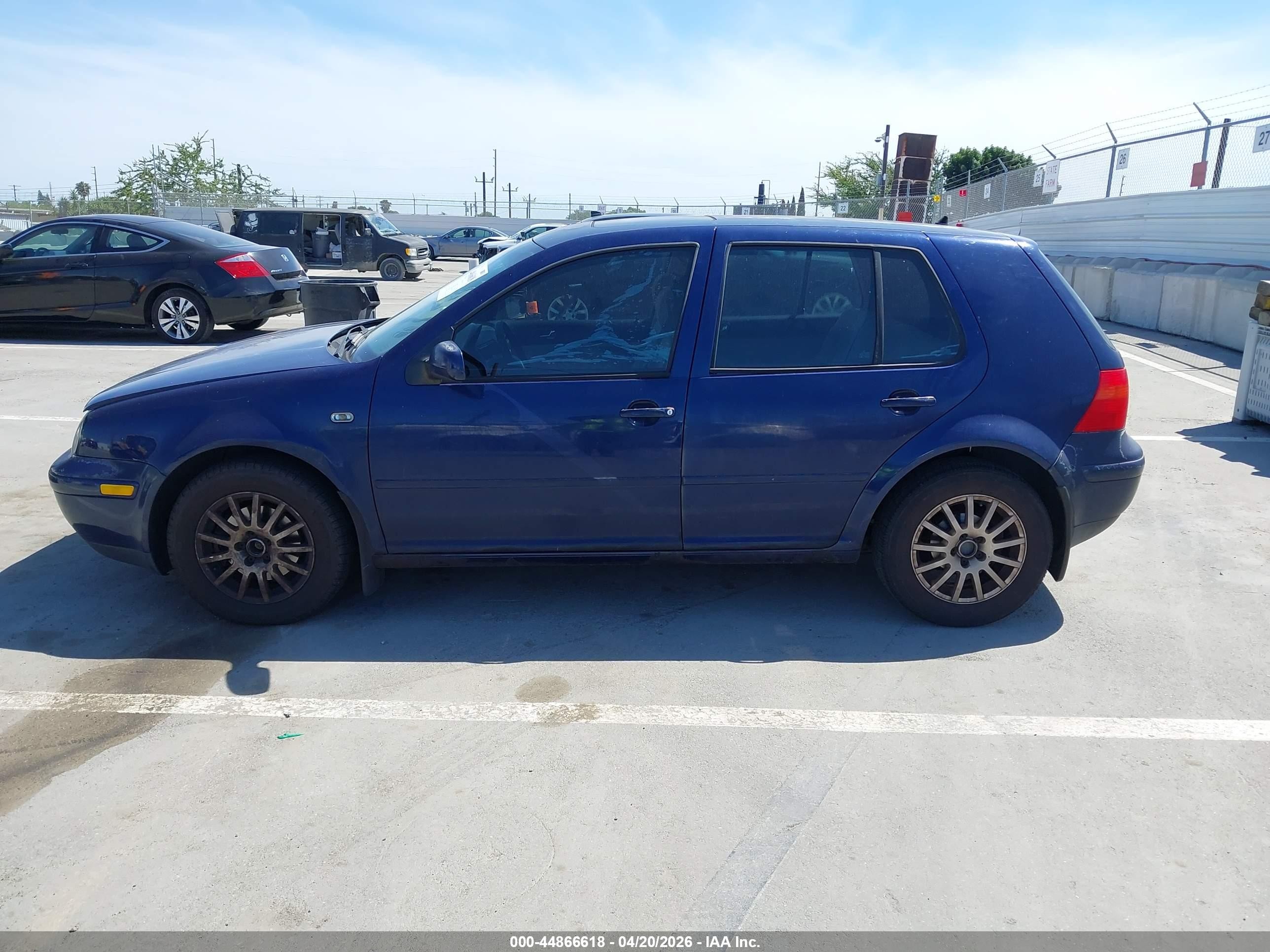 2003 Volkswagen Golf Gls Tdi Blue vin: 9BWGP61J634072036