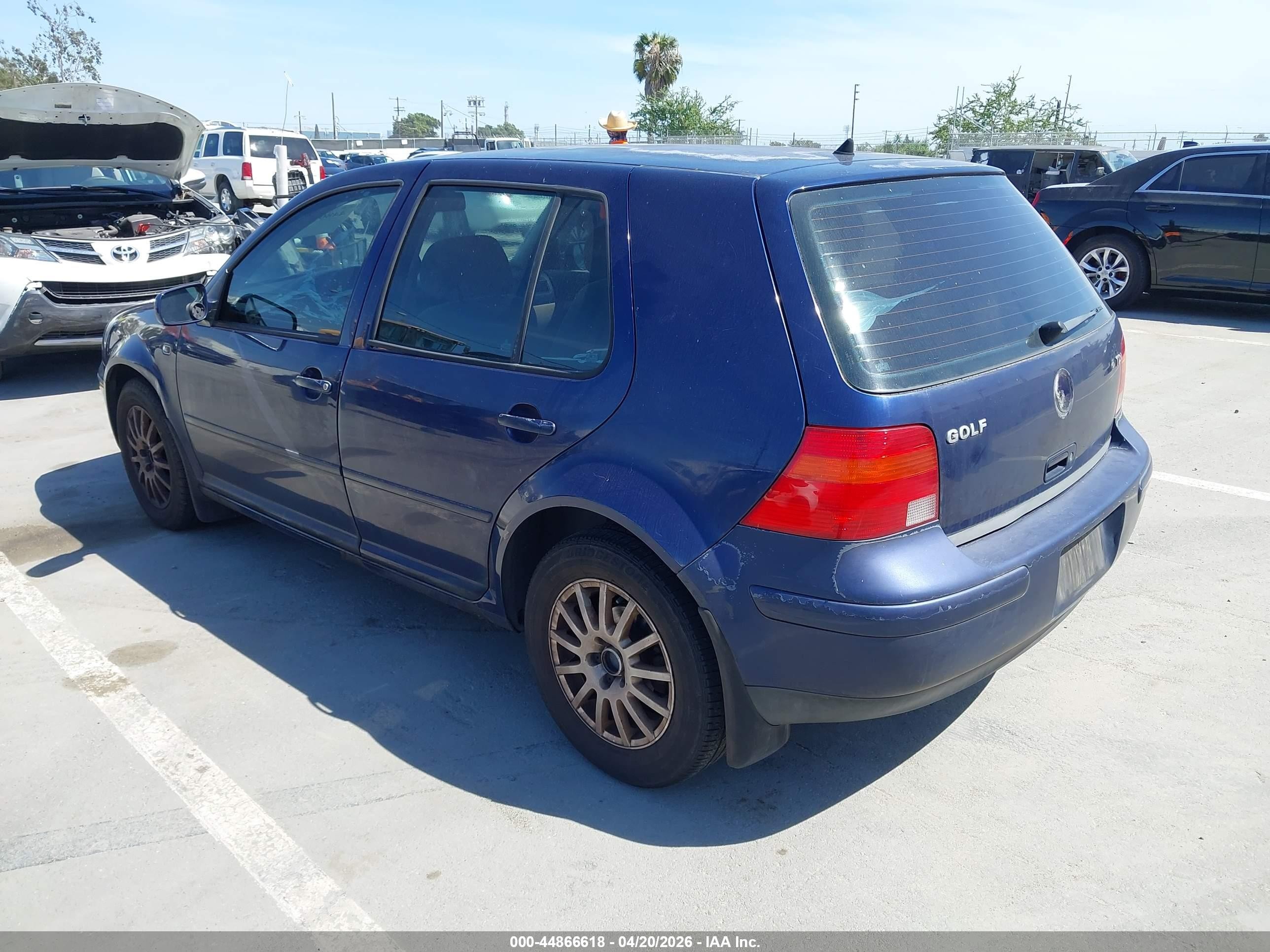 2003 Volkswagen Golf Gls Tdi Blue vin: 9BWGP61J634072036