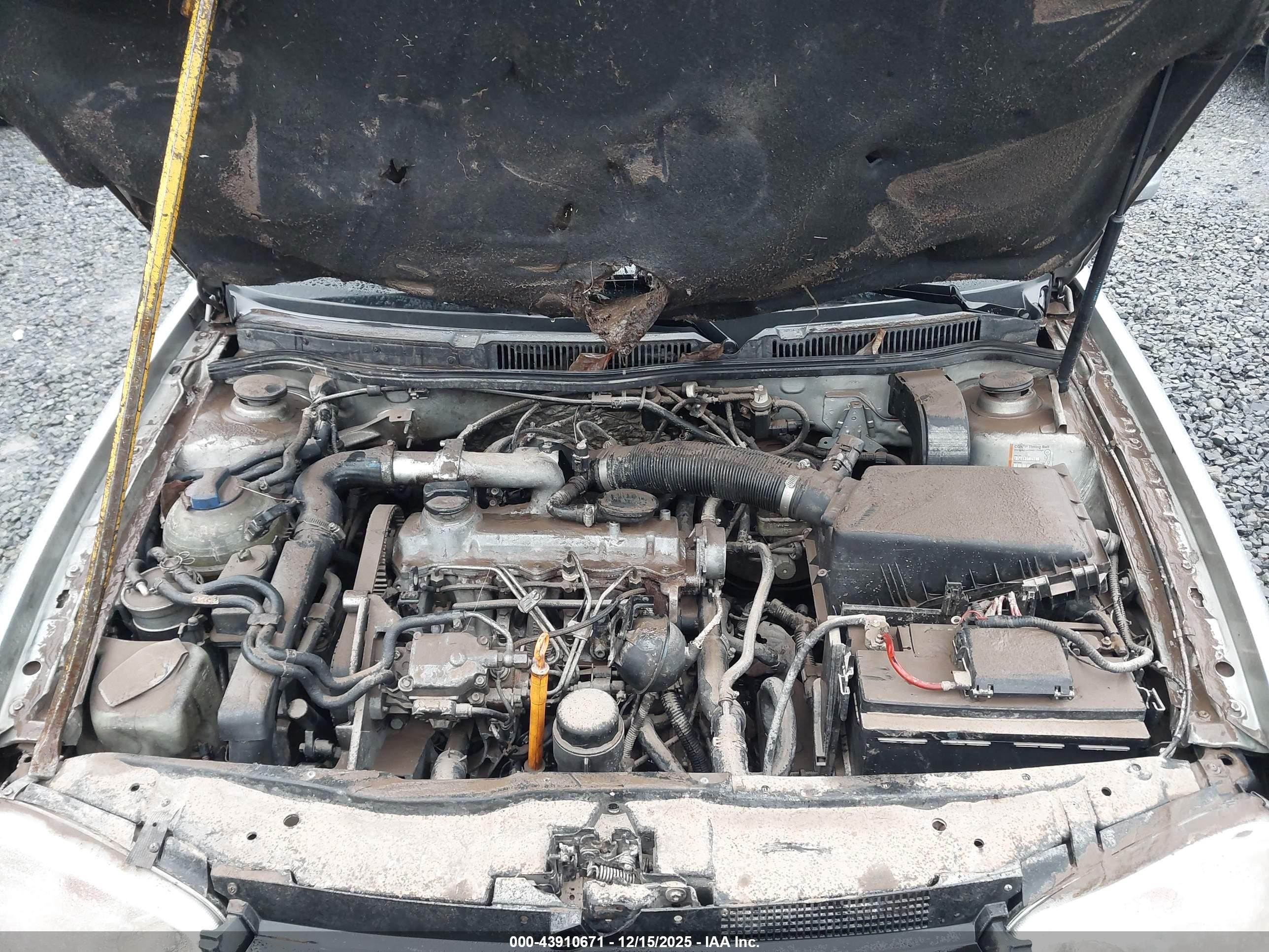 2003 Volkswagen Golf Gls Tdi Silver vin: 9BWGP61J634072215