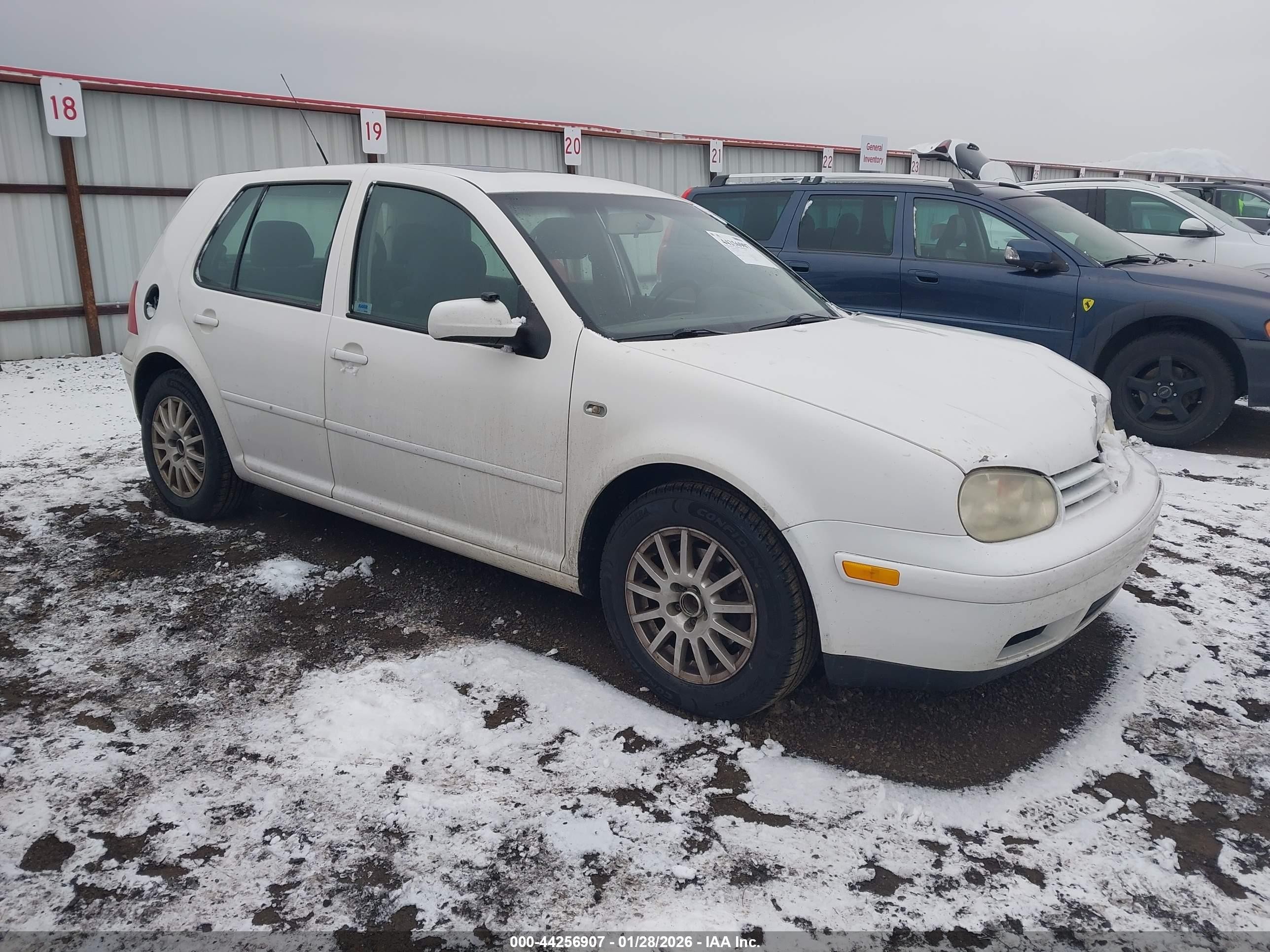 2003 Volkswagen Golf Gls Tdi White vin: 9BWGP61J834008399
