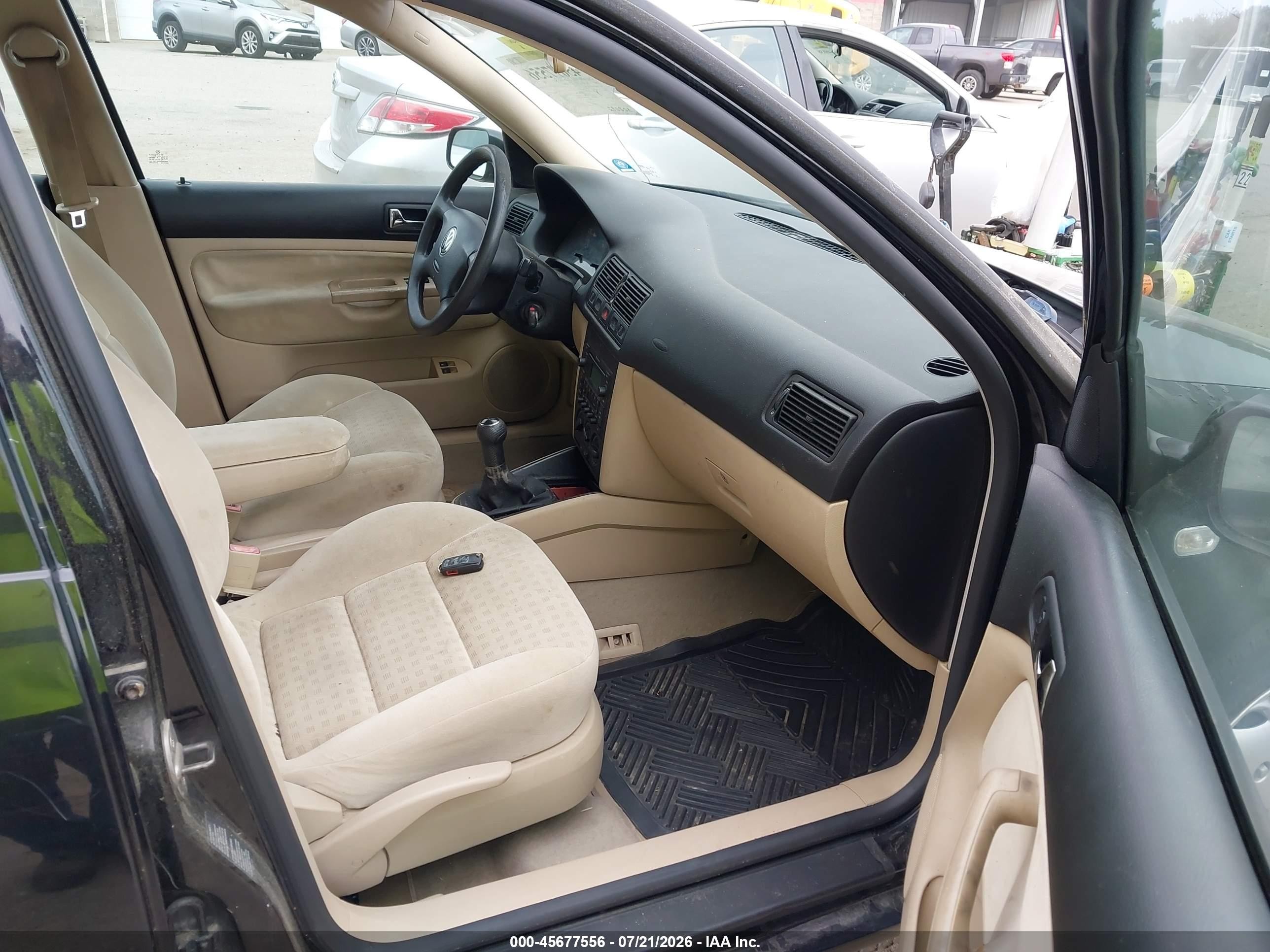 2003 Volkswagen Golf Gls Tdi Black vin: 9BWGP61JX34009196
