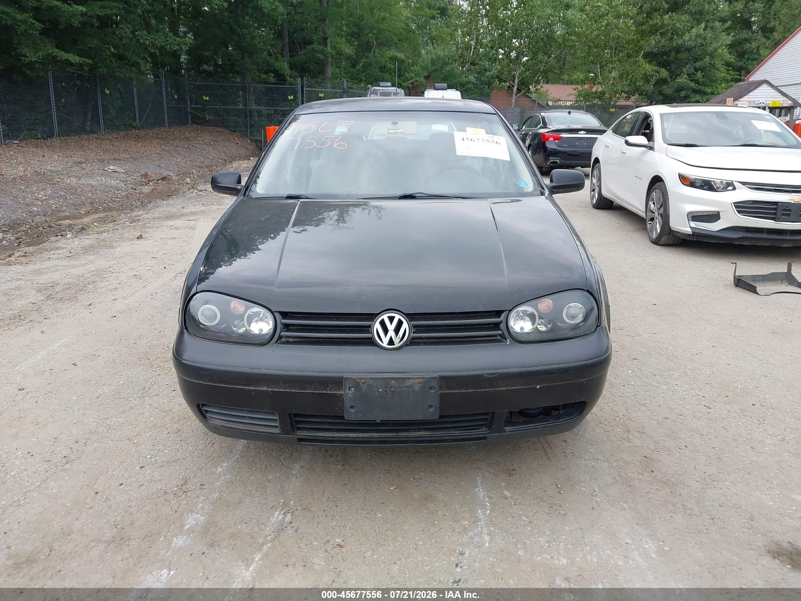 2003 Volkswagen Golf Gls Tdi Black vin: 9BWGP61JX34009196