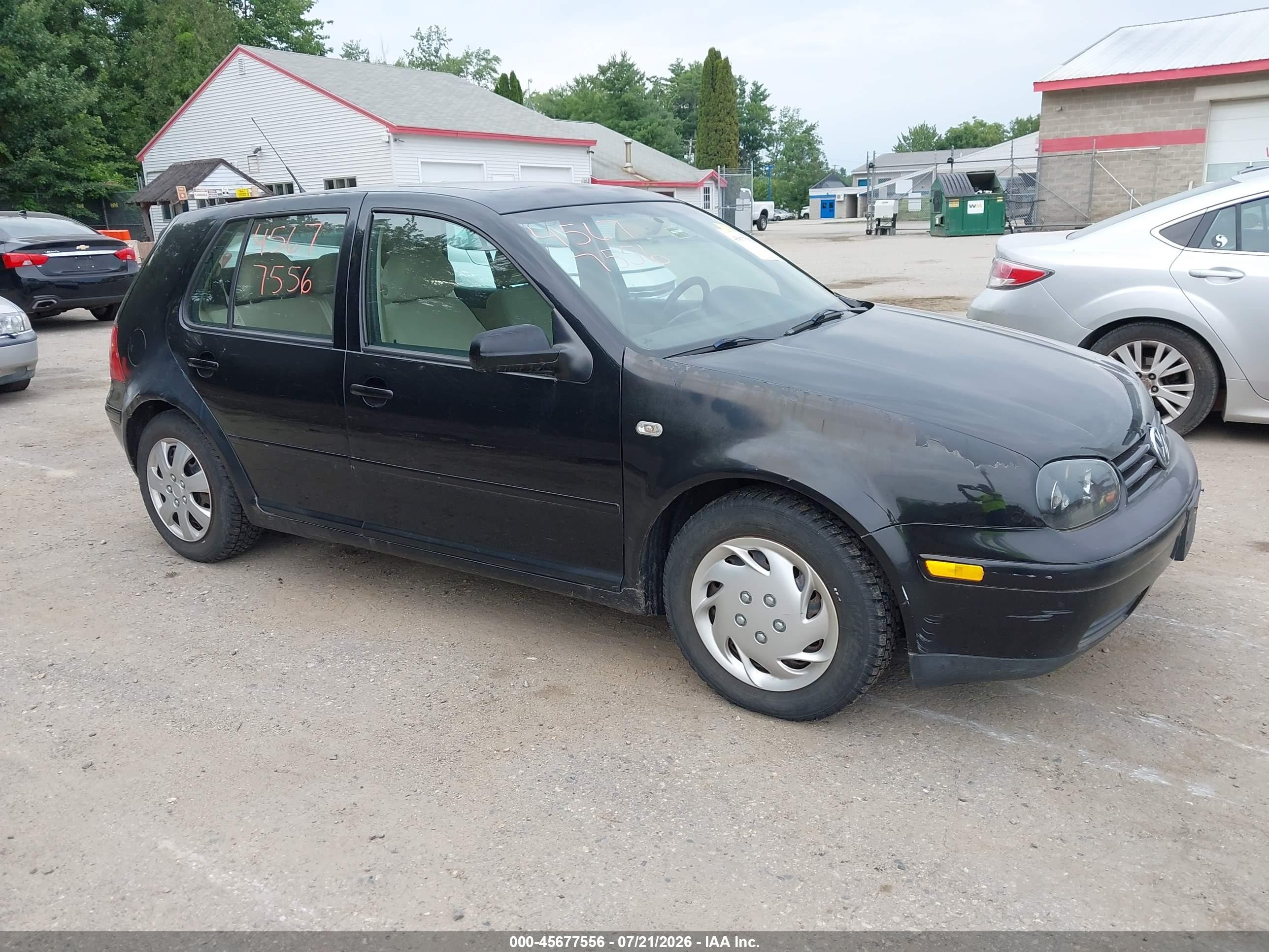 2003 Volkswagen Golf Gls Tdi Black vin: 9BWGP61JX34009196