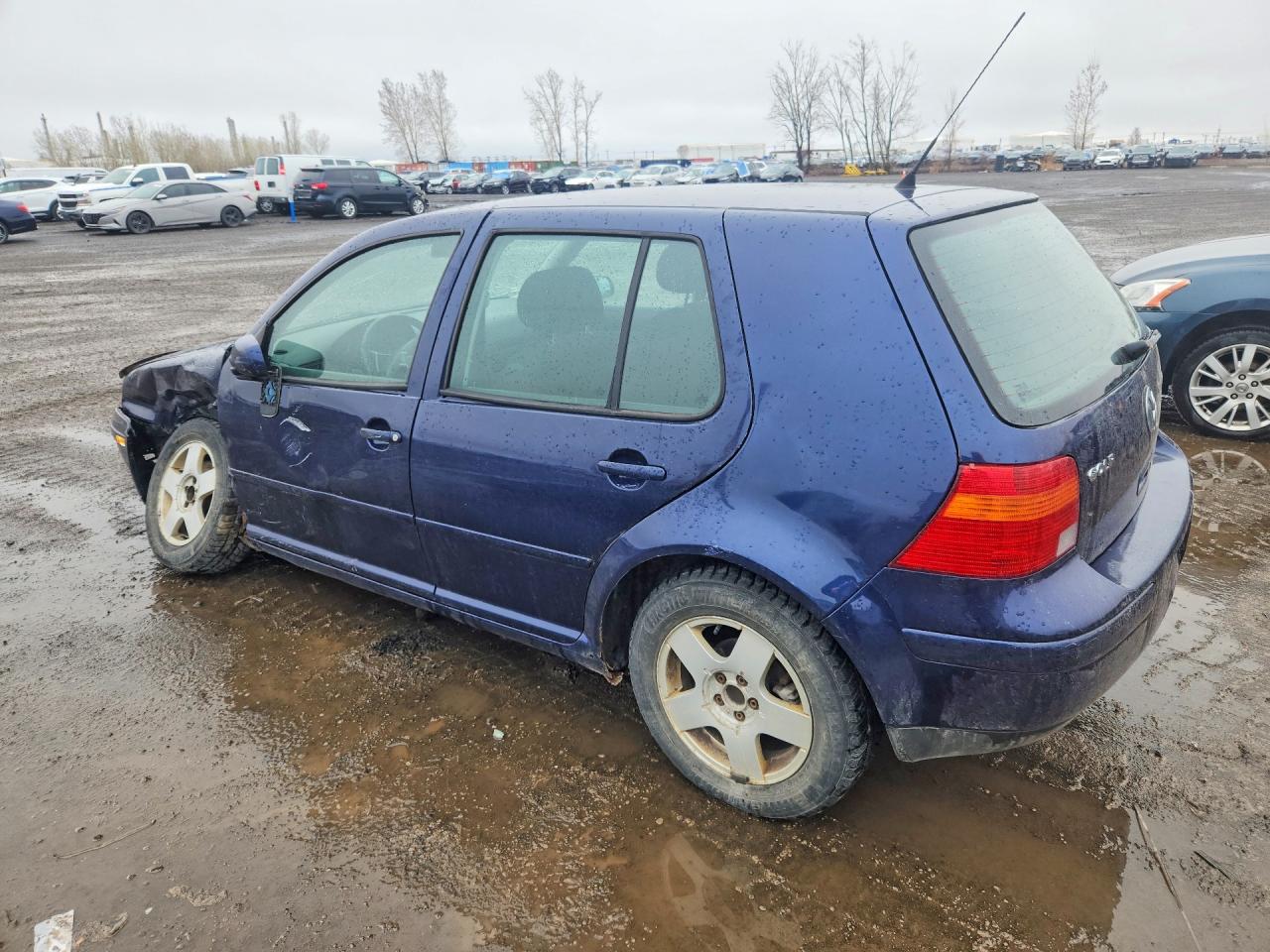2005 Volkswagen Golf Gls Tdi Синий vin: 9BWGR21J354018327