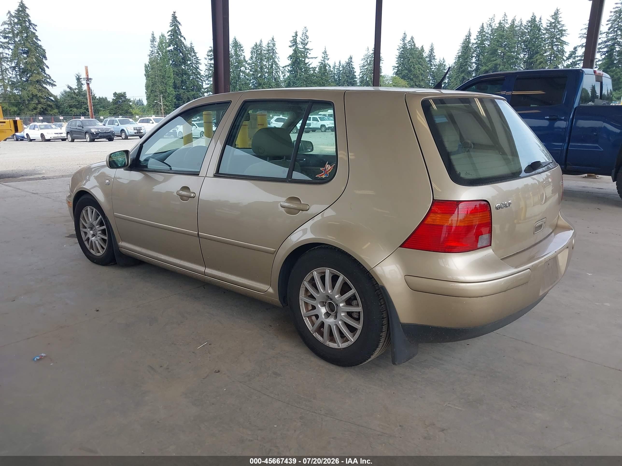 2005 Volkswagen Golf Gls Tdi Gold vin: 9BWGR61J554017199
