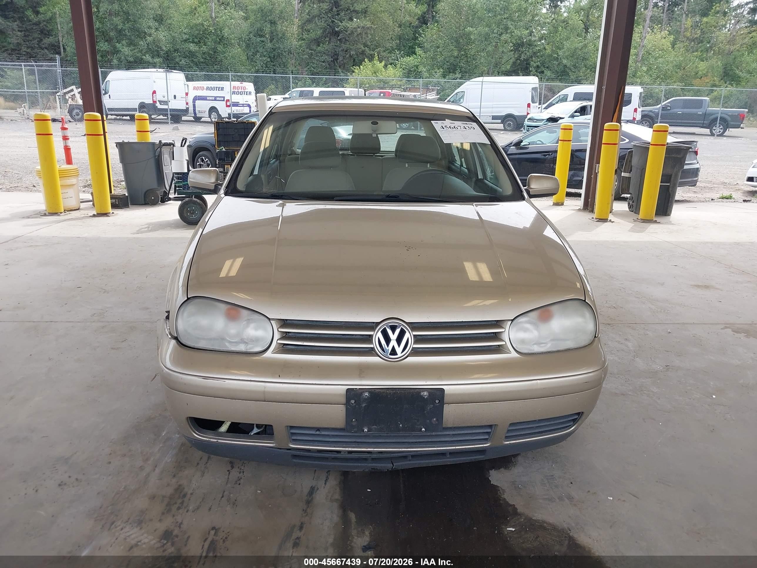 2005 Volkswagen Golf Gls Tdi Gold vin: 9BWGR61J554017199