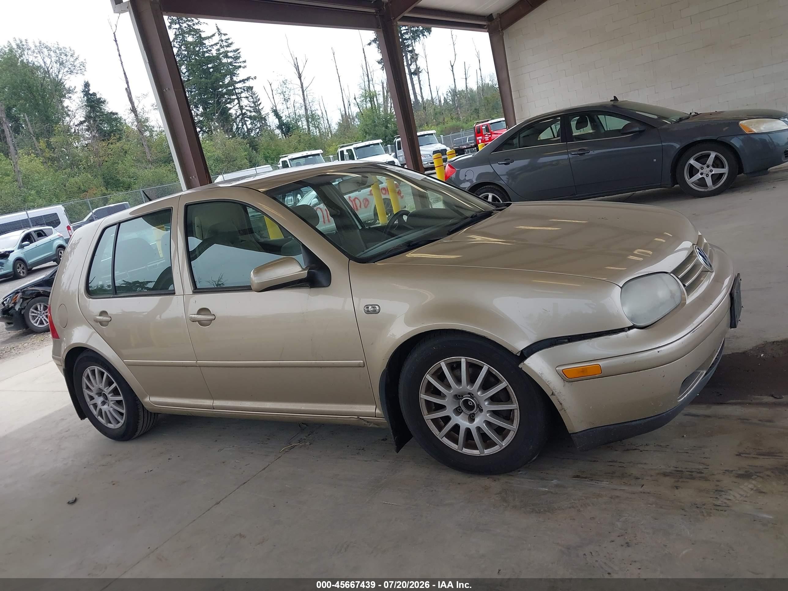 2005 Volkswagen Golf Gls Tdi Gold vin: 9BWGR61J554017199