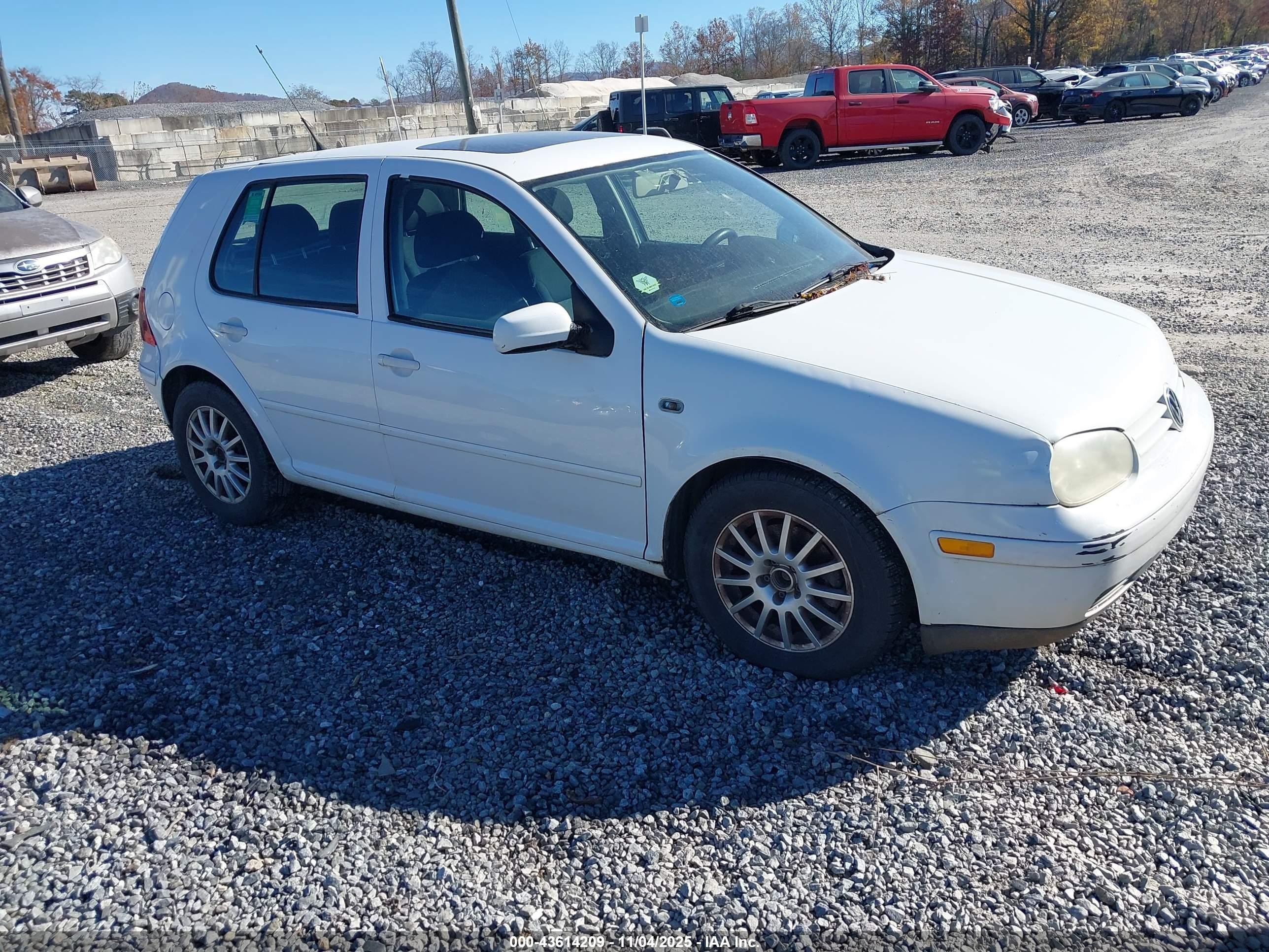 2006 Volkswagen Golf Gls Tdi Белый vin: 9BWGR61J564000596