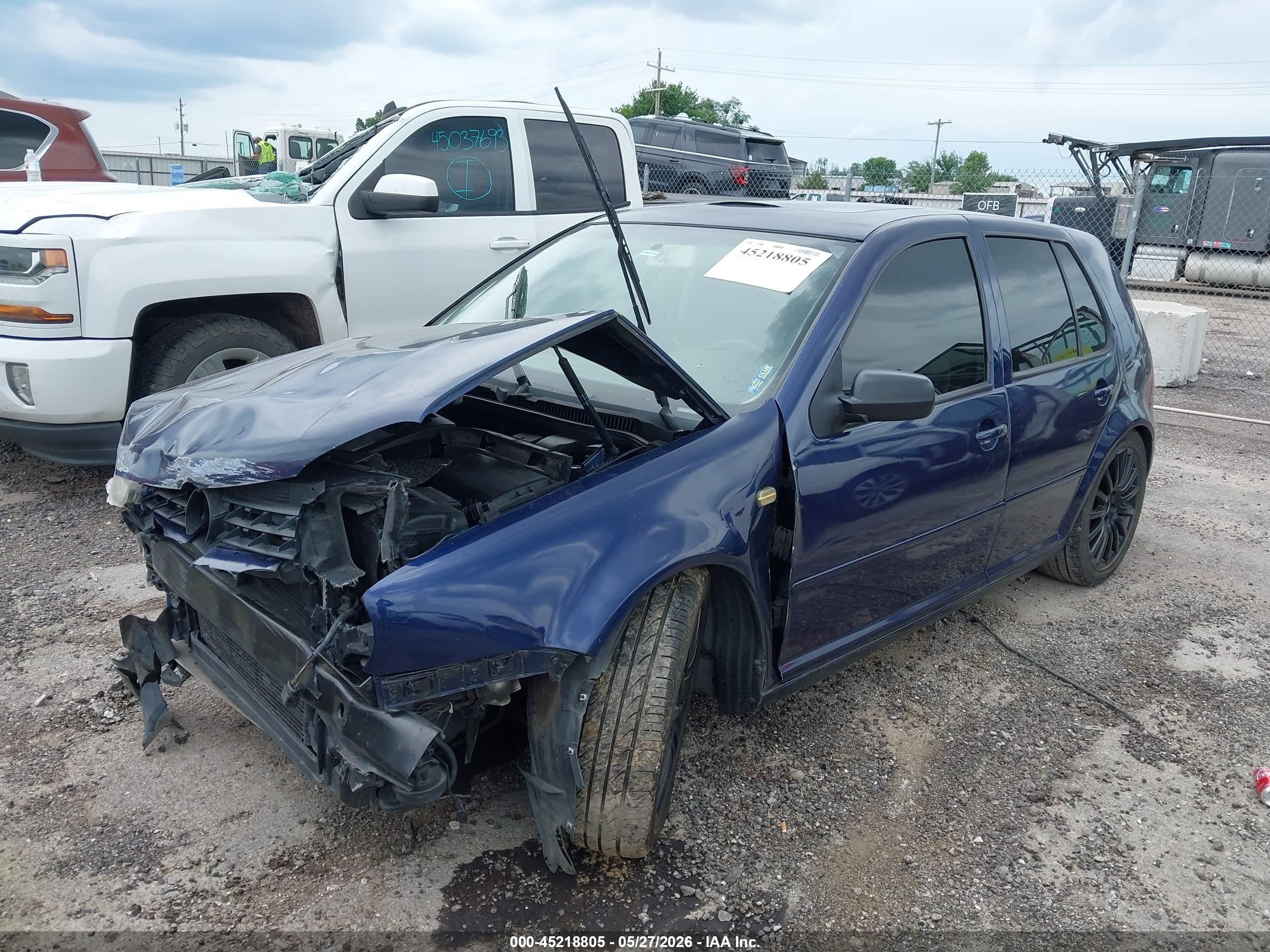 2004 Volkswagen Golf Gls Tdi Navy vin: 9BWGR61J744043396