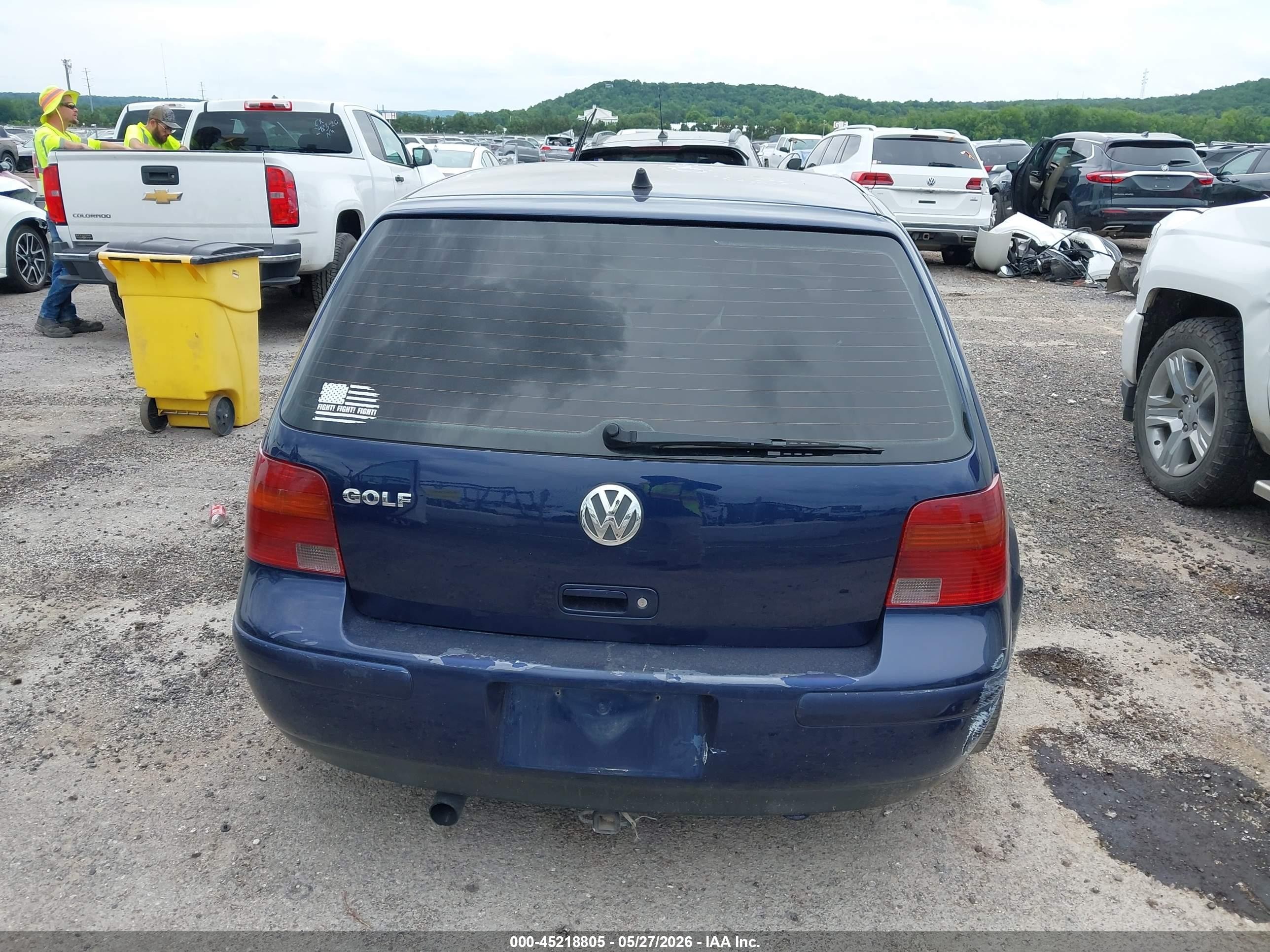 2004 Volkswagen Golf Gls Tdi Navy vin: 9BWGR61J744043396