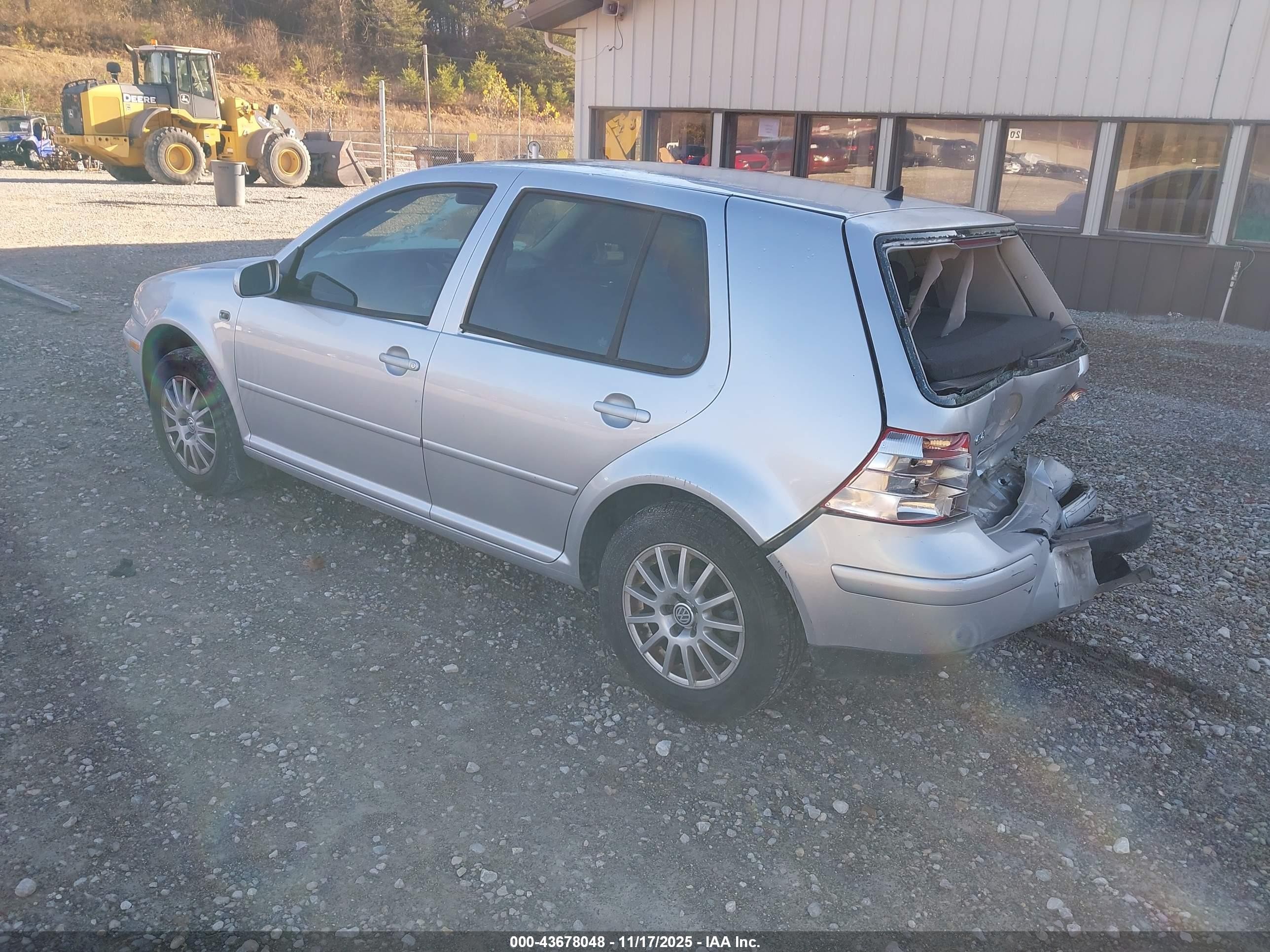 2005 Volkswagen Golf Gls Tdi Серебряный vin: 9BWGR61J754008441