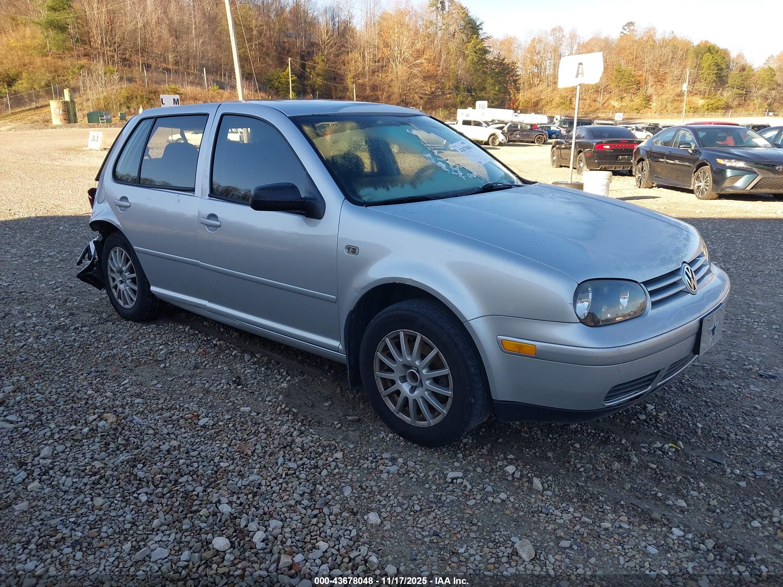 2005 Volkswagen Golf Gls Tdi Silver vin: 9BWGR61J754008441