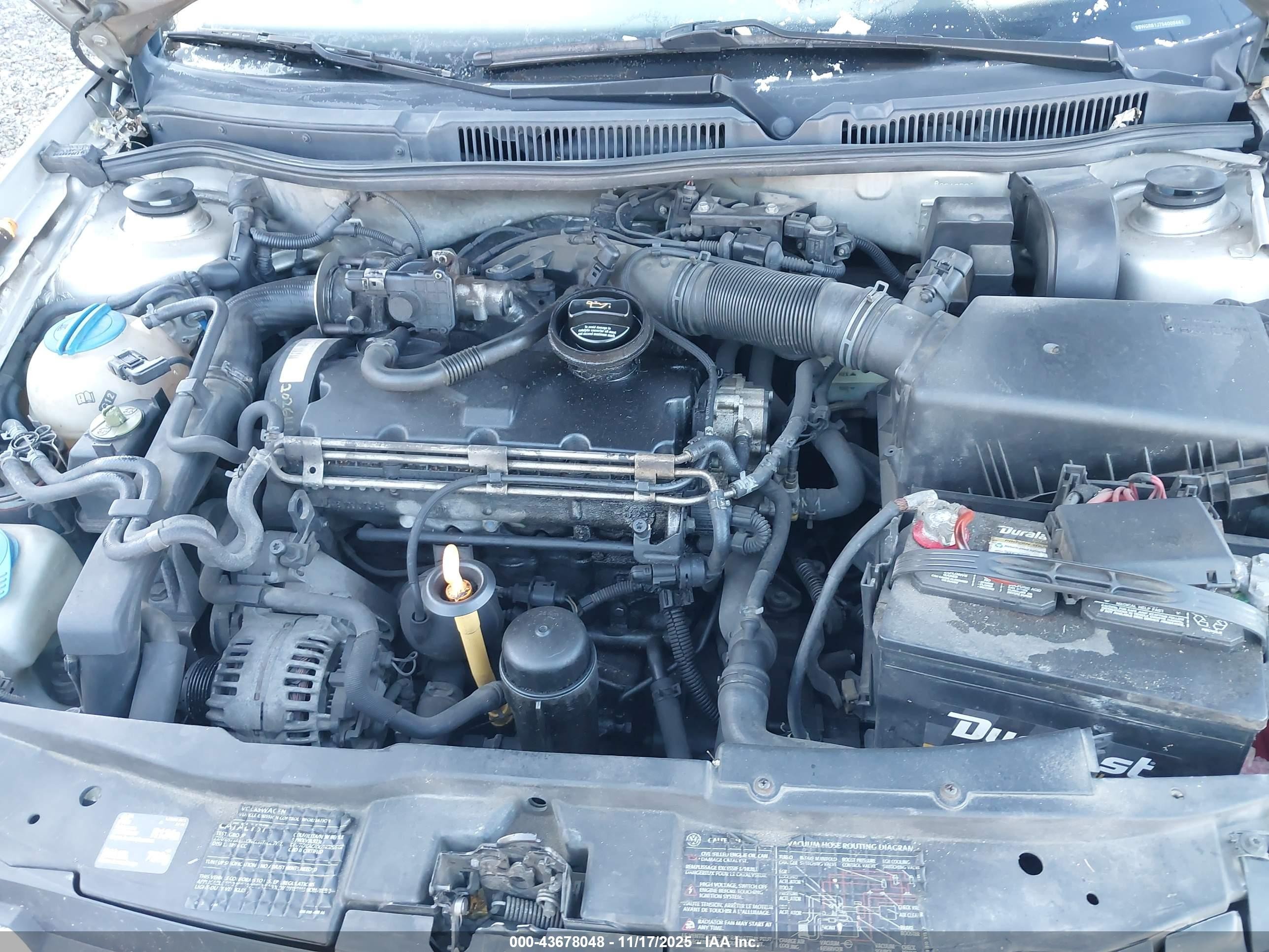 2005 Volkswagen Golf Gls Tdi Серебряный vin: 9BWGR61J754008441