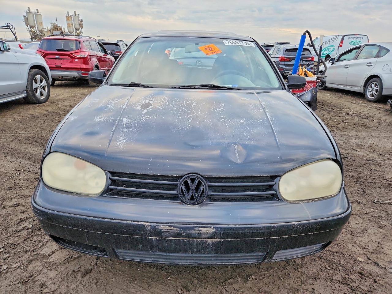 2005 Volkswagen Golf Black vin: 9BWGR61J754023408
