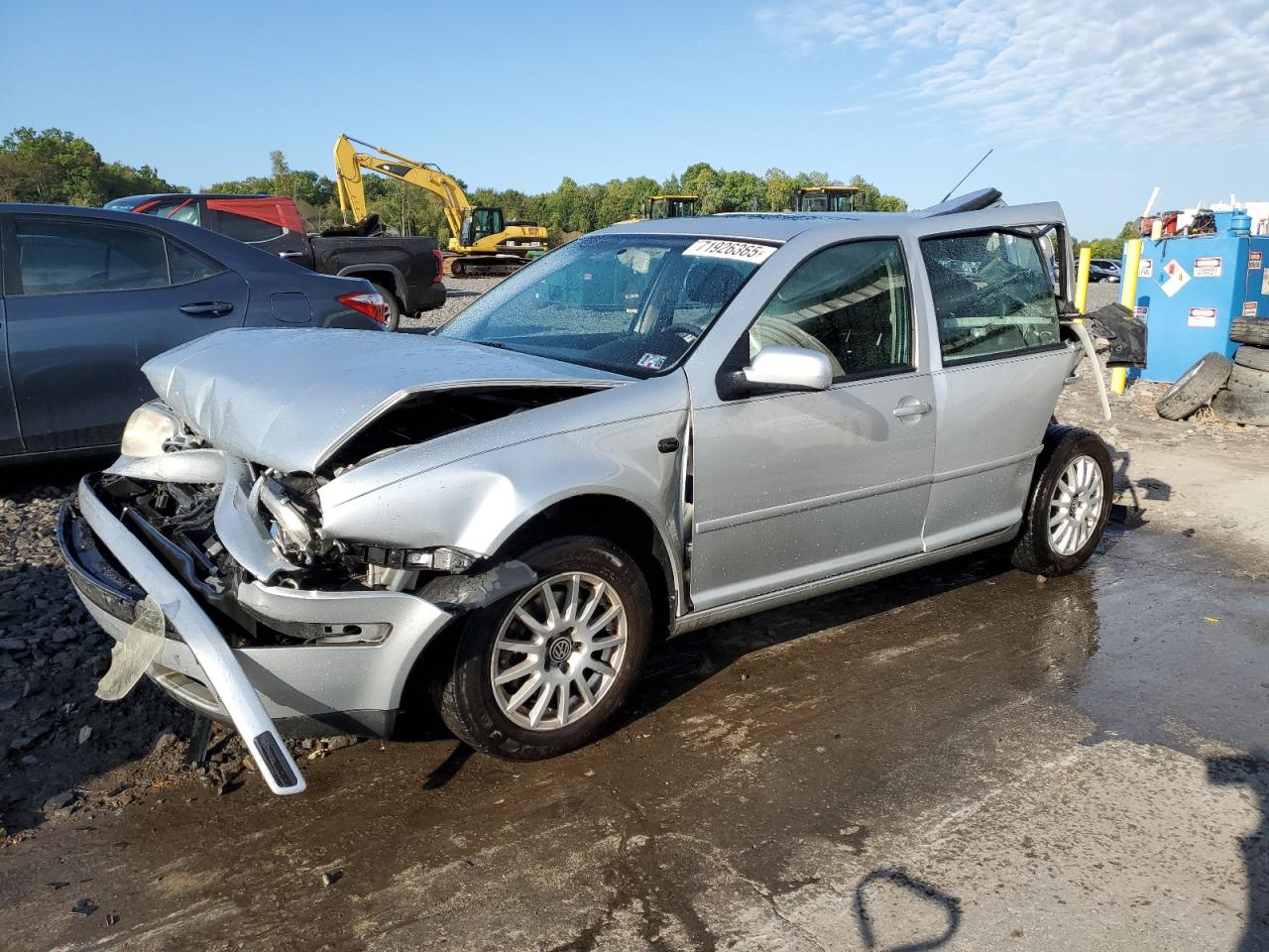 2006 Volkswagen Golf Gls Tdi Silver vin: 9BWGR61J864012435