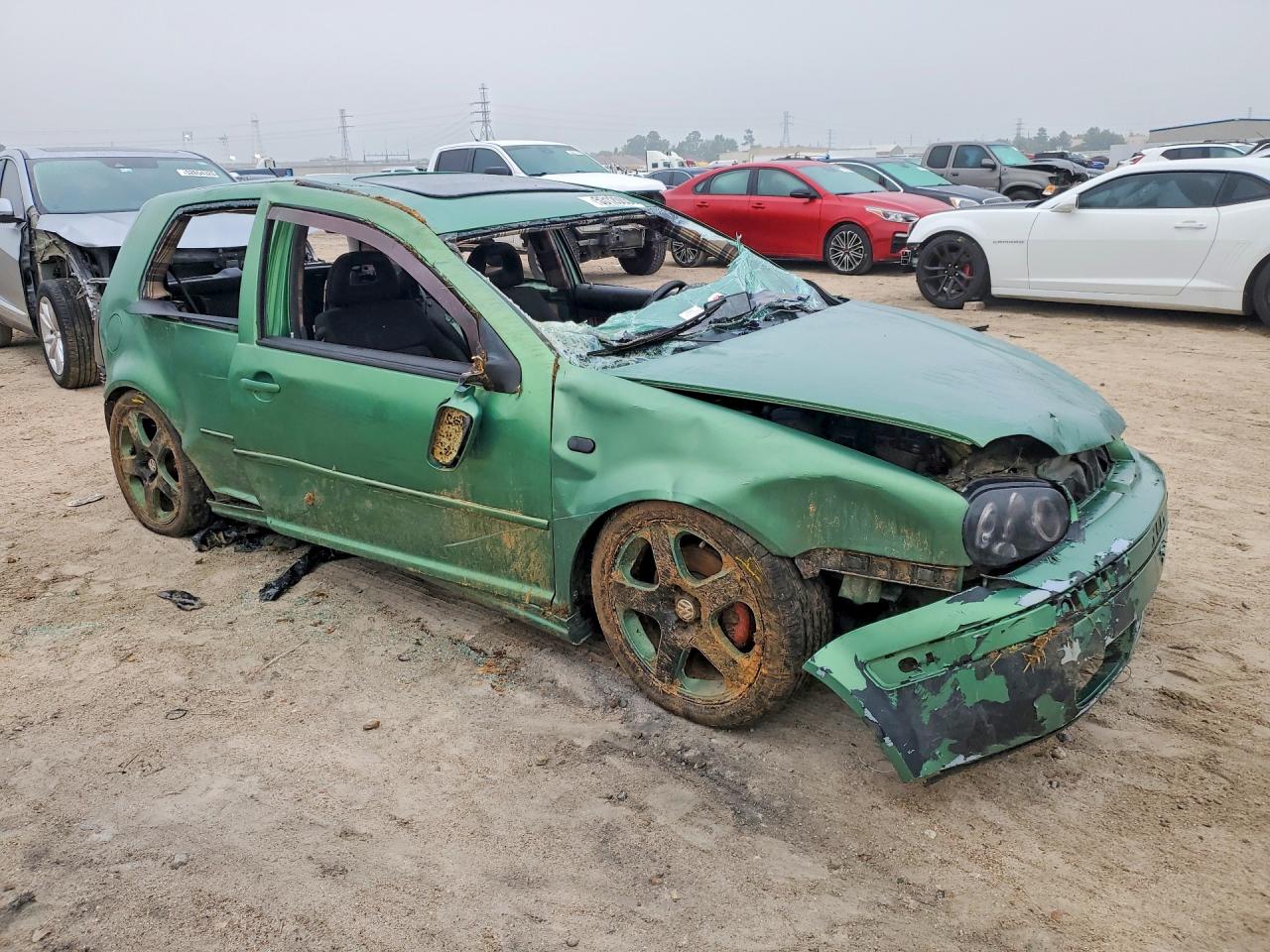 2002 Volkswagen Gti Vr6 Зеленый vin: 9BWPH61J224070988