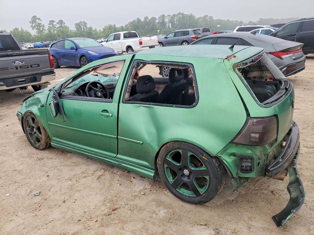 2002 Volkswagen Gti Vr6 Зеленый vin: 9BWPH61J224070988