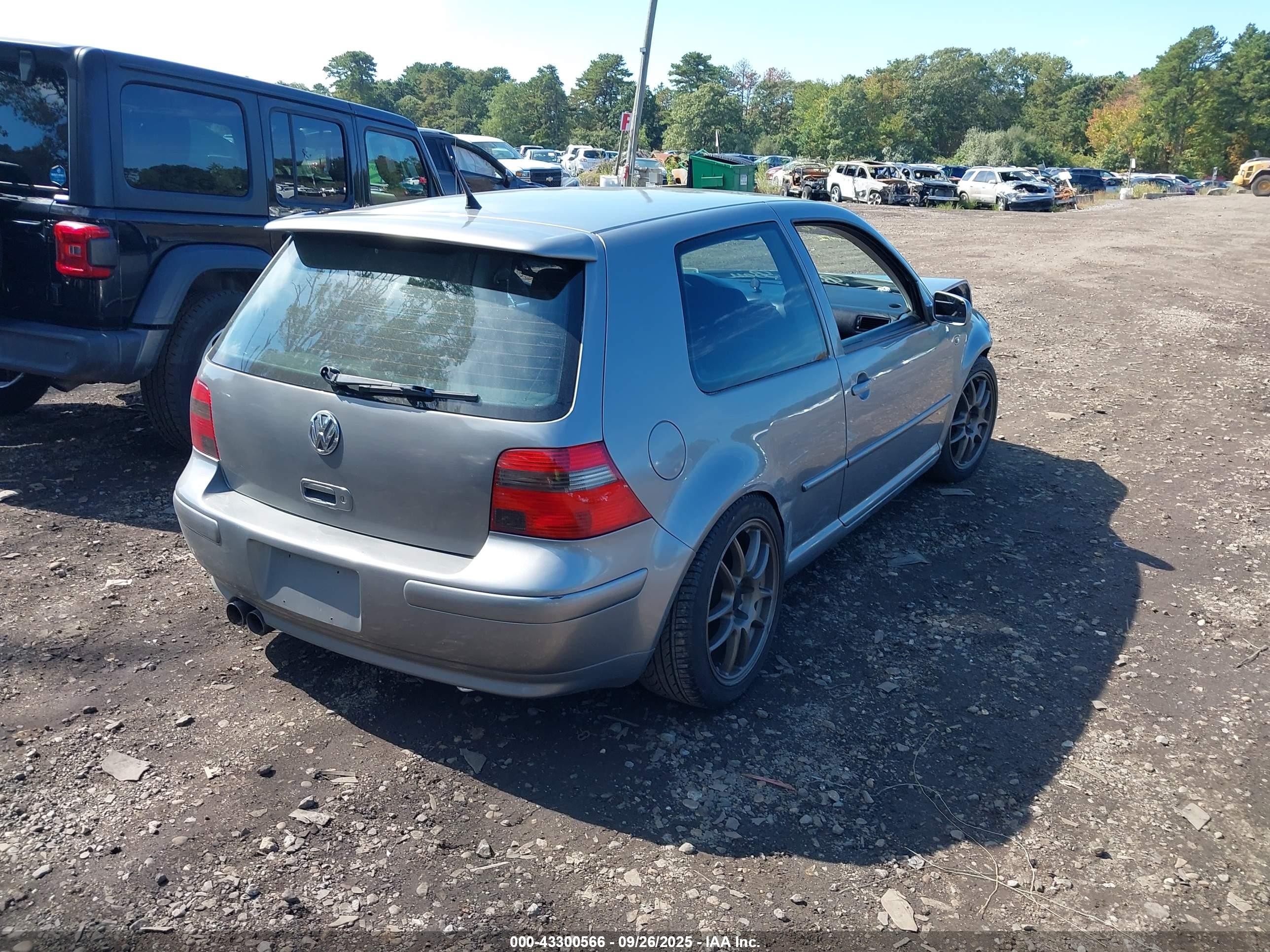 2002 Volkswagen Gti Vr6 Серый vin: 9BWPH61J424074265