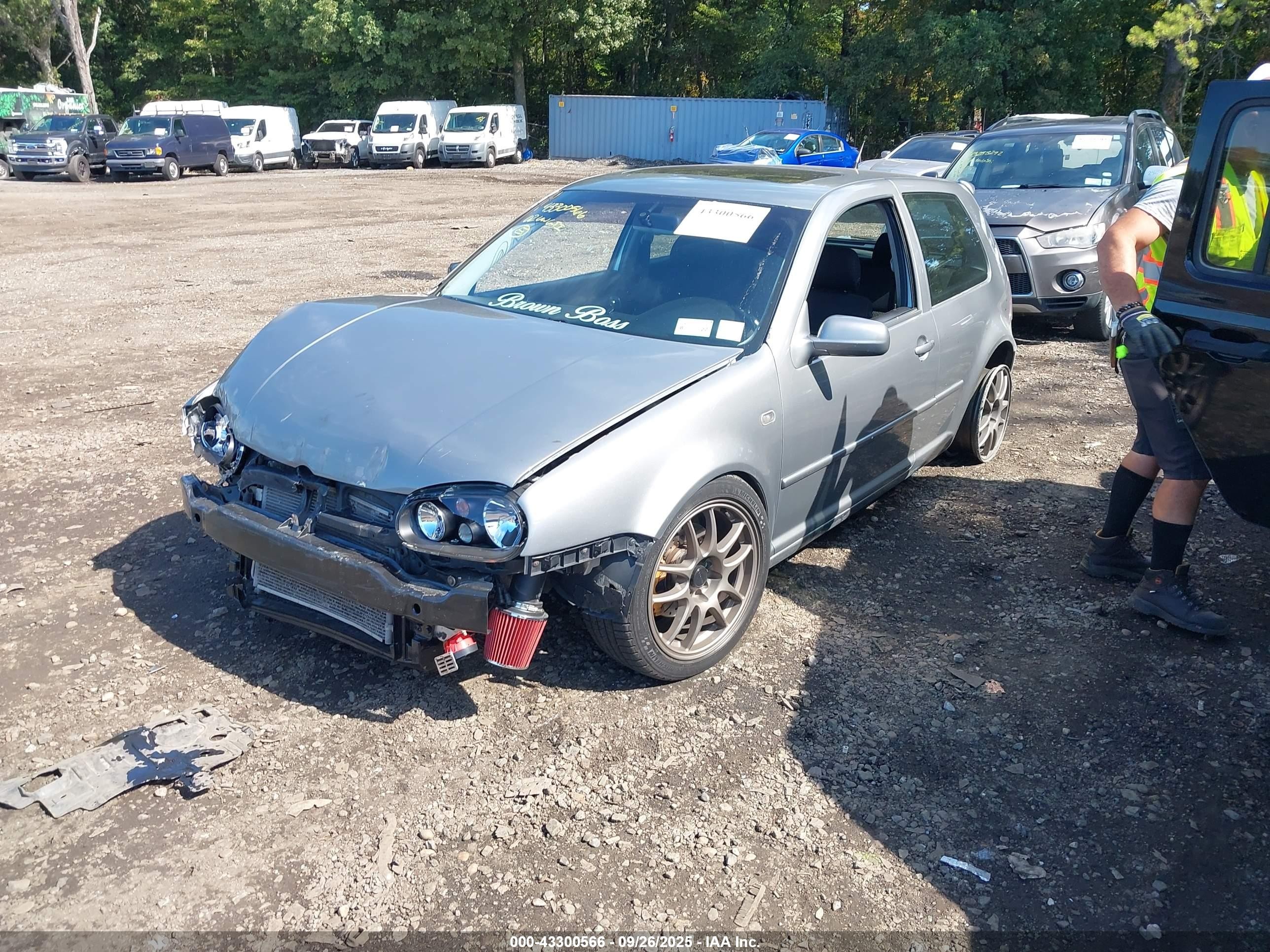 2002 Volkswagen Gti Vr6 Серый vin: 9BWPH61J424074265