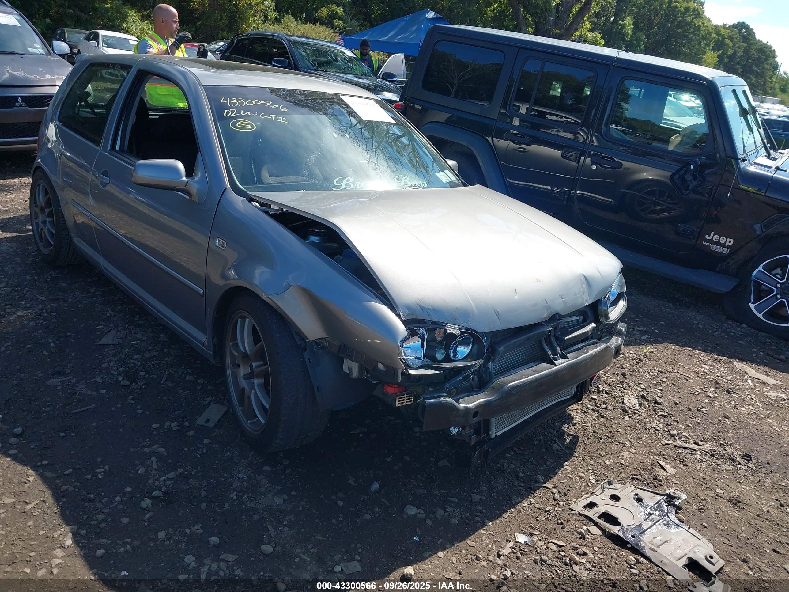 2002 Volkswagen Gti Vr6 Серый vin: 9BWPH61J424074265