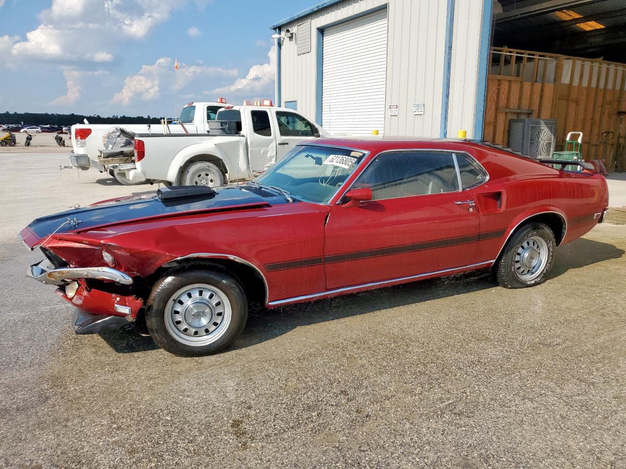 1969 Ford Mustang Red vin: 9F02H166571