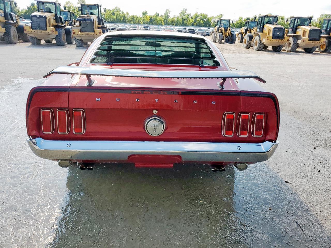 1969 Ford Mustang Red vin: 9F02H166571