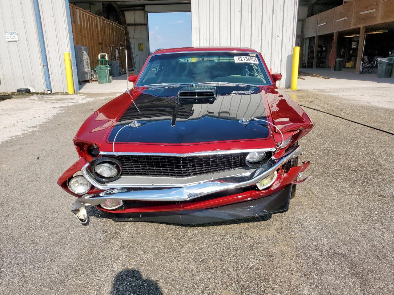1969 Ford Mustang Red vin: 9F02H166571