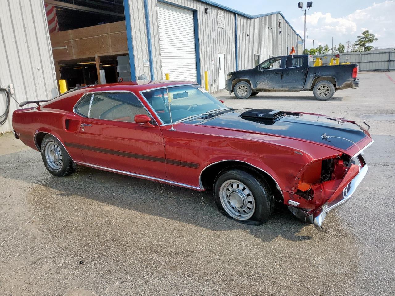 1969 Ford Mustang Red vin: 9F02H166571