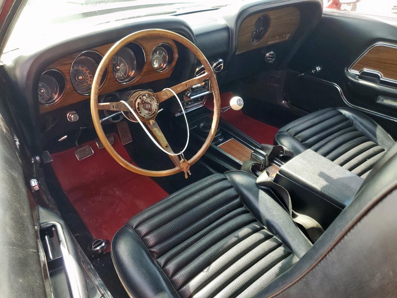1969 Ford Mustang Red vin: 9F02H166571