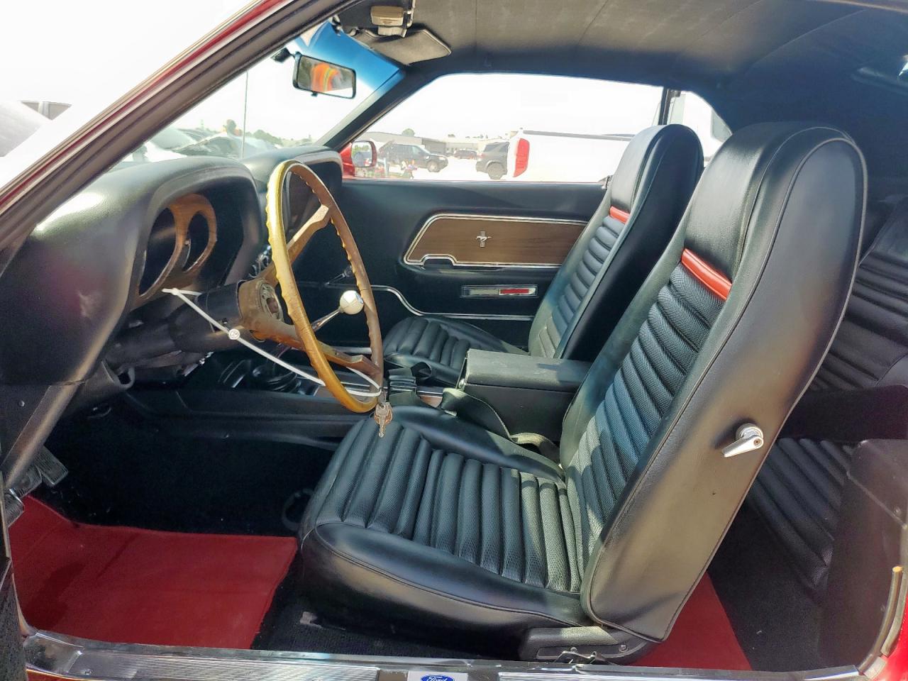 1969 Ford Mustang Red vin: 9F02H166571