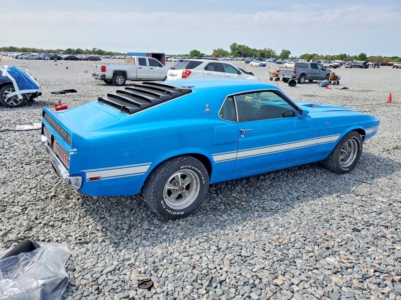 1969 Ford Mustang Shelby Gt500 Blue vin: 9F02R482493