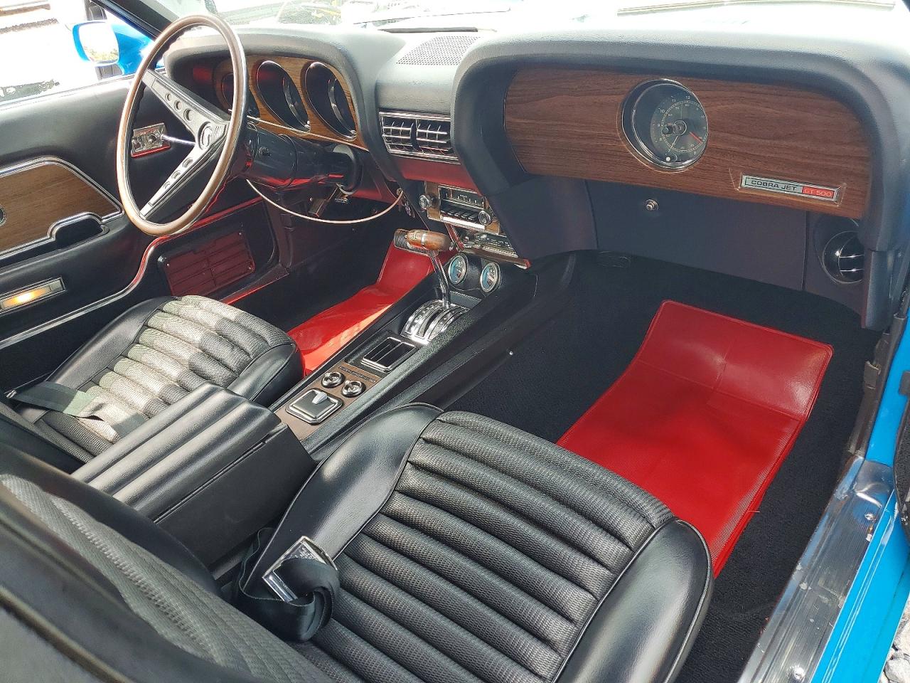1969 Ford Mustang Shelby Gt500 Blue vin: 9F02R482493