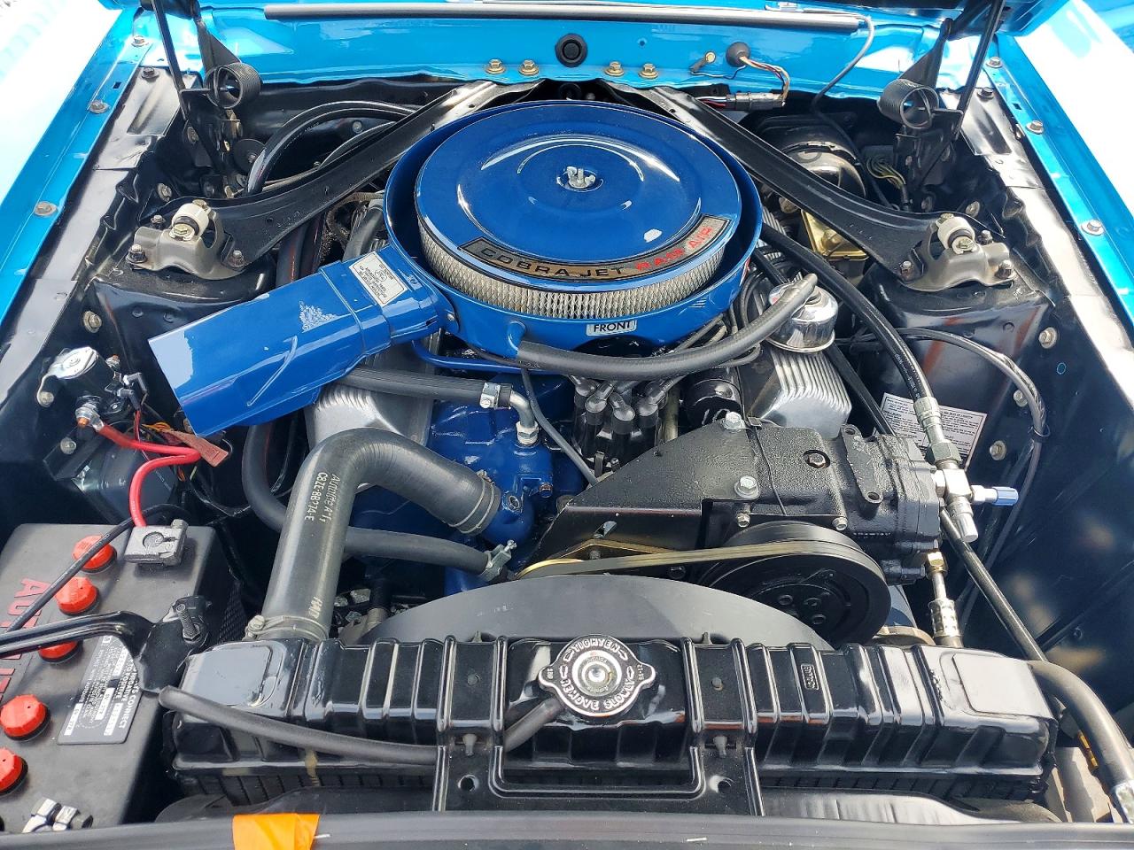 1969 Ford Mustang Shelby Gt500 Blue vin: 9F02R482493