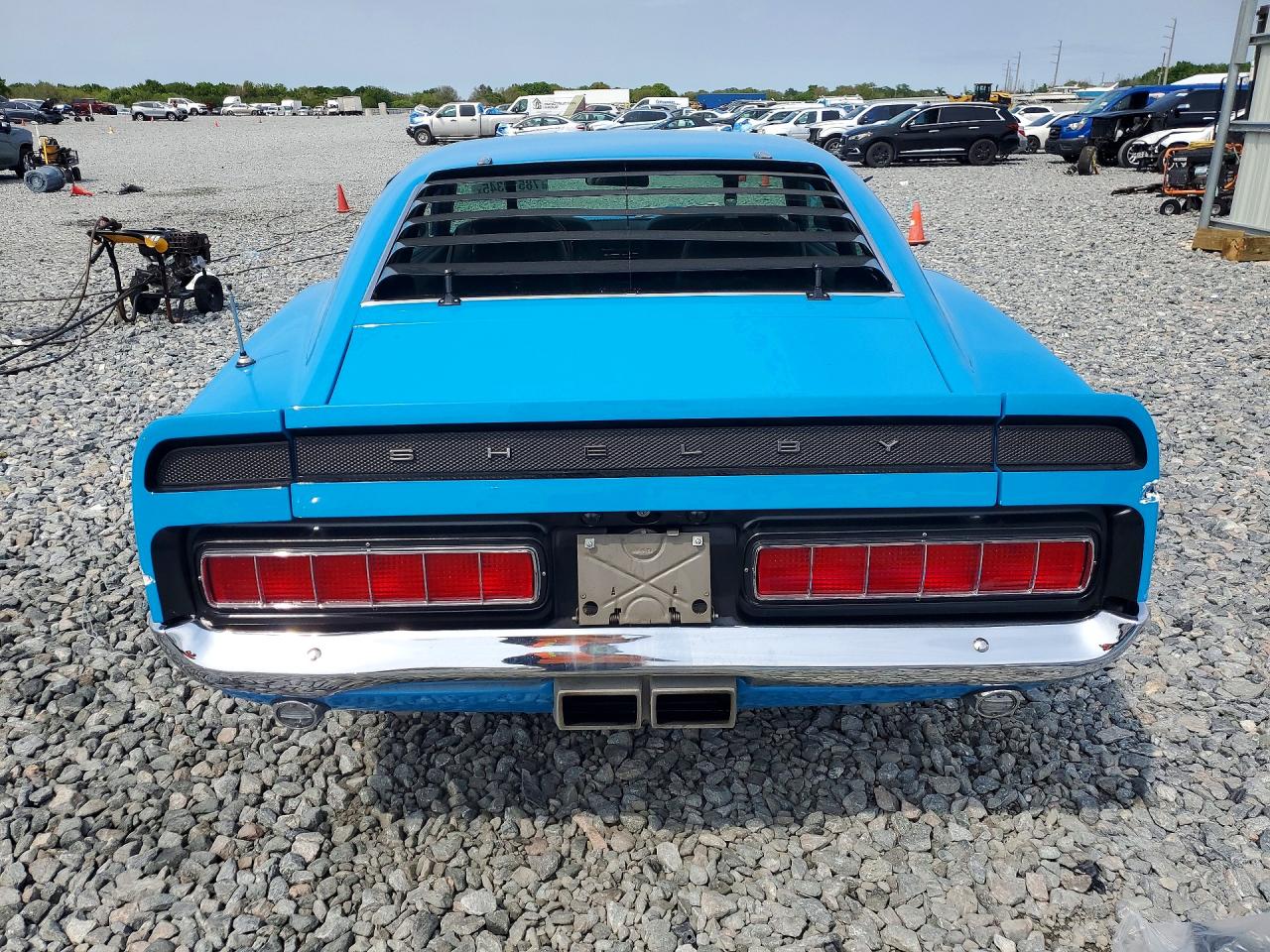 1969 Ford Mustang Shelby Gt500 Blue vin: 9F02R482493