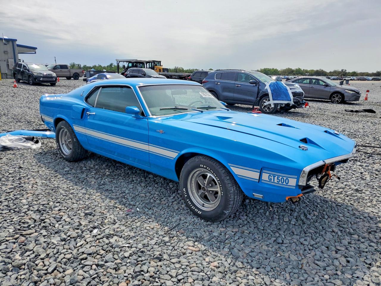 1969 Ford Mustang Shelby Gt500 Blue vin: 9F02R482493