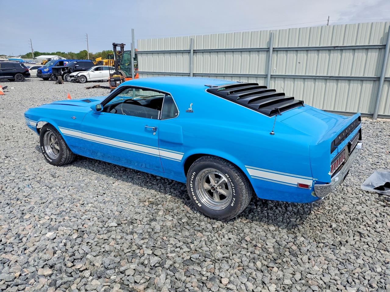 1969 Ford Mustang Shelby Gt500 Blue vin: 9F02R482493