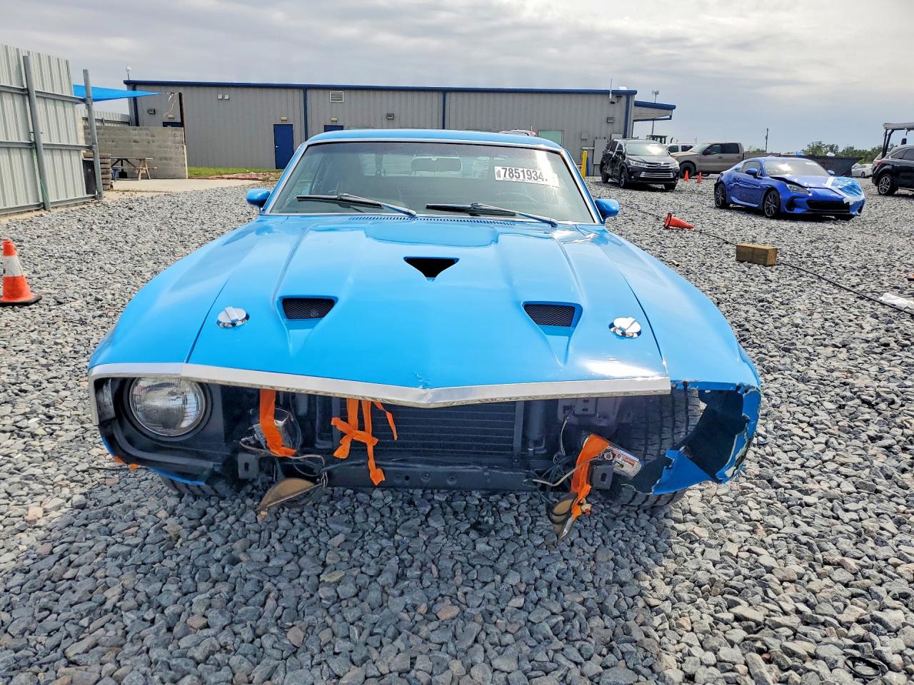 1969 Ford Mustang Shelby Gt500 Blue vin: 9F02R482493