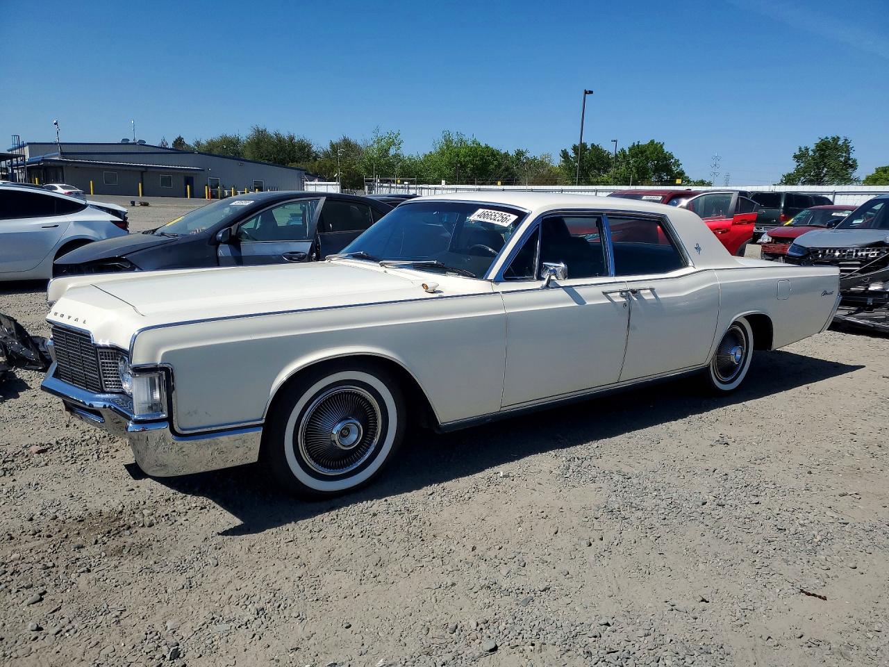 1969 Lincoln Continental White vin: 9Y82A848051