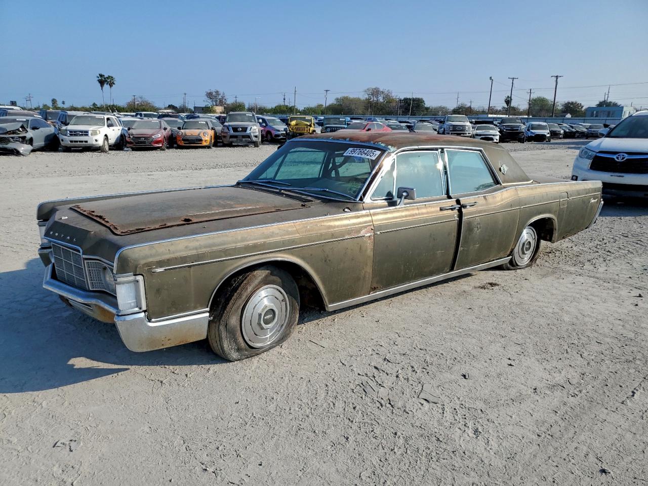 1969 Lincoln Continentl Brown vin: 9Y82A866291
