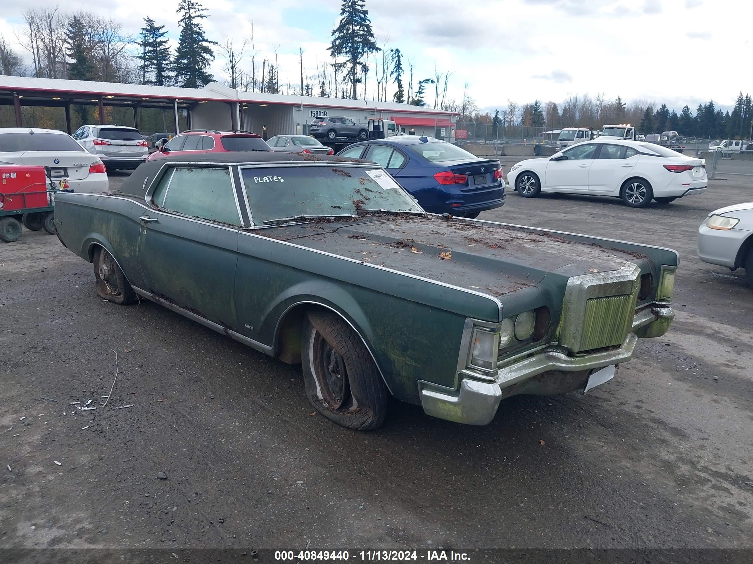 1969 Lincoln Continental   Green vin: 9Y89A841709      