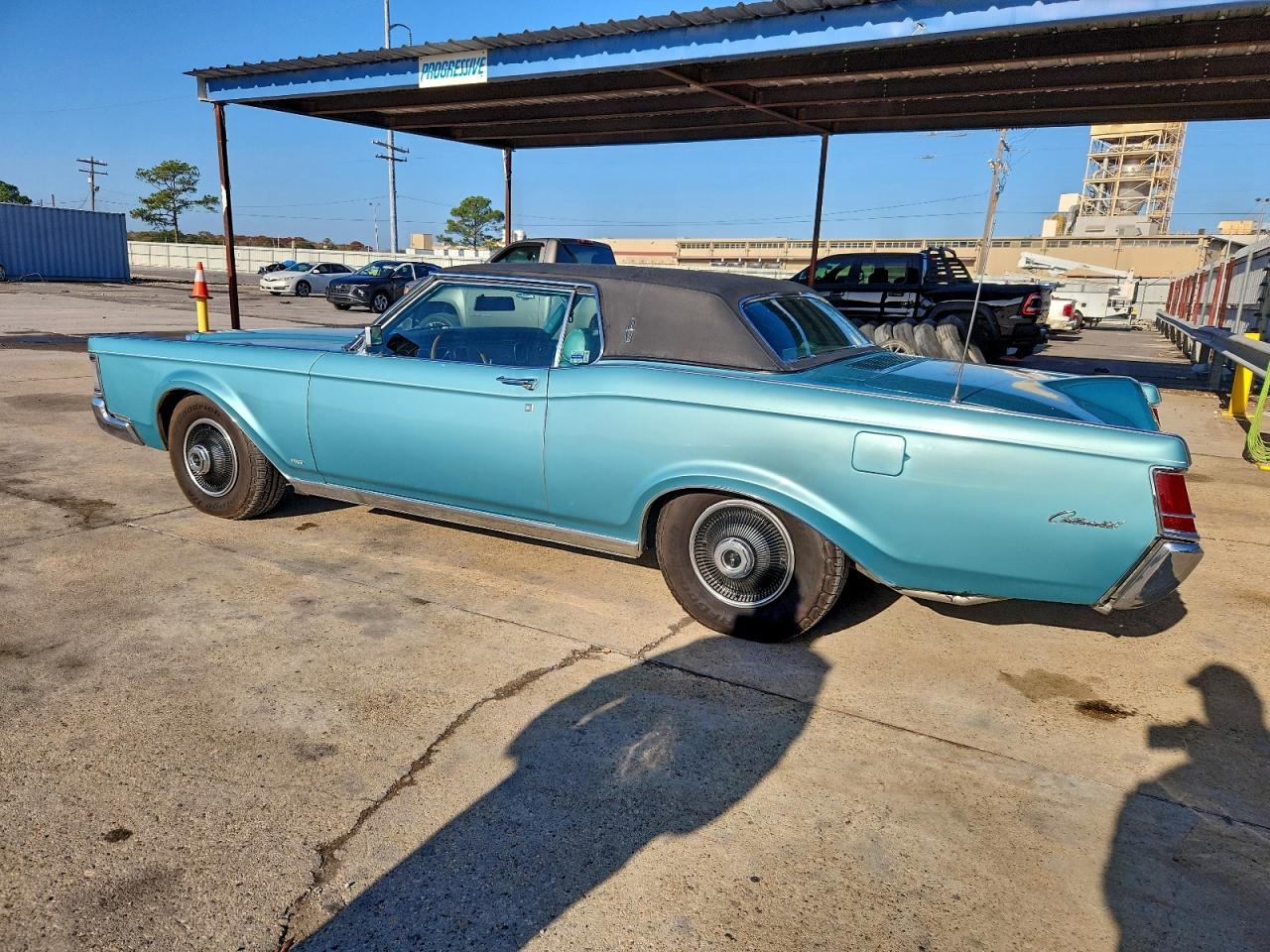 1969 Lincoln Continenta Turquoise vin: 9Y89A899686