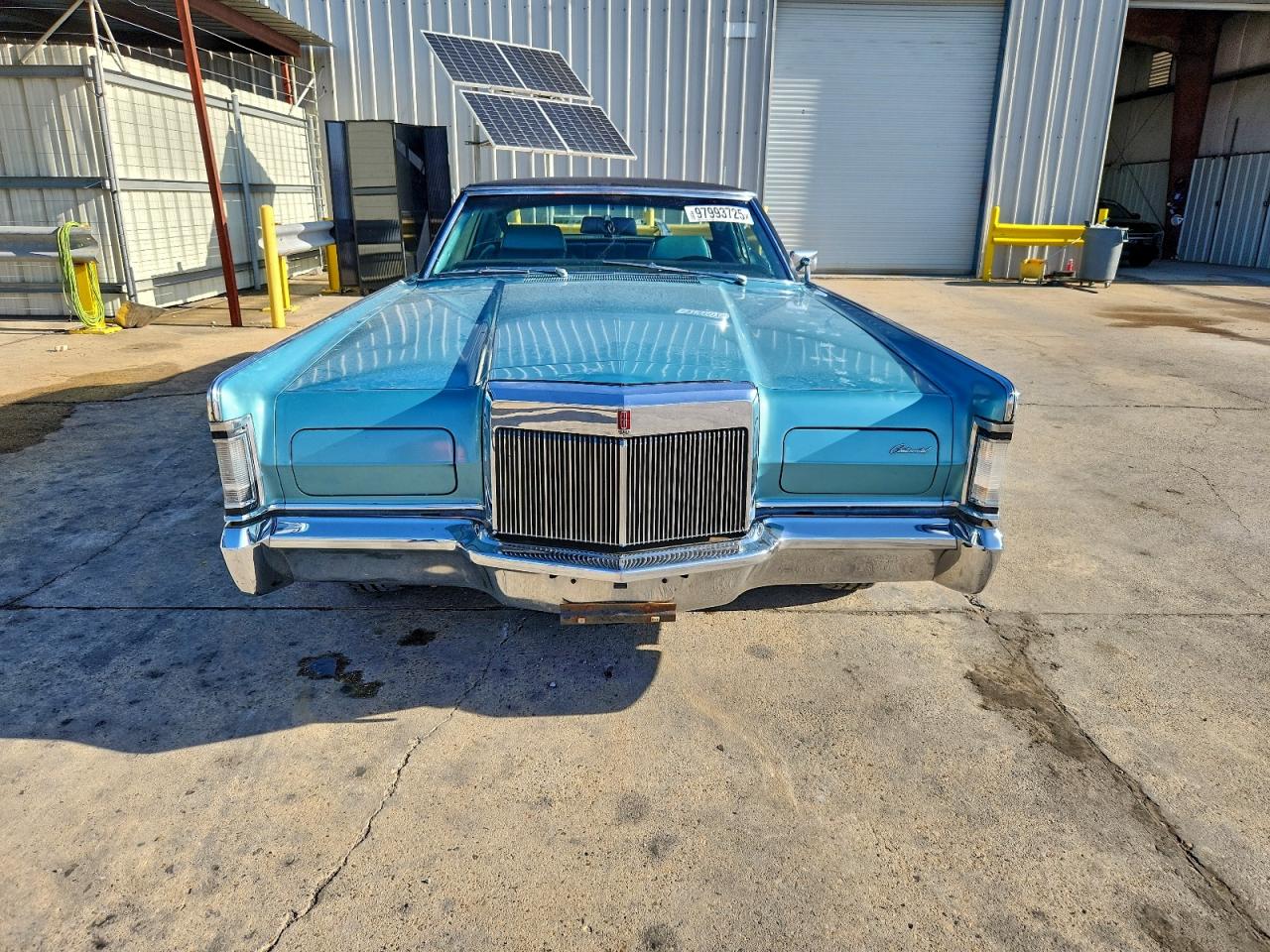 1969 Lincoln Continenta Turquoise vin: 9Y89A899686