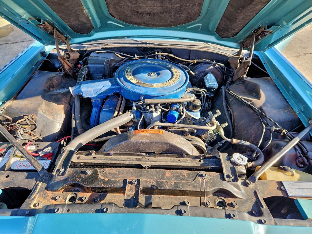 1969 Lincoln Continenta Turquoise vin: 9Y89A899686