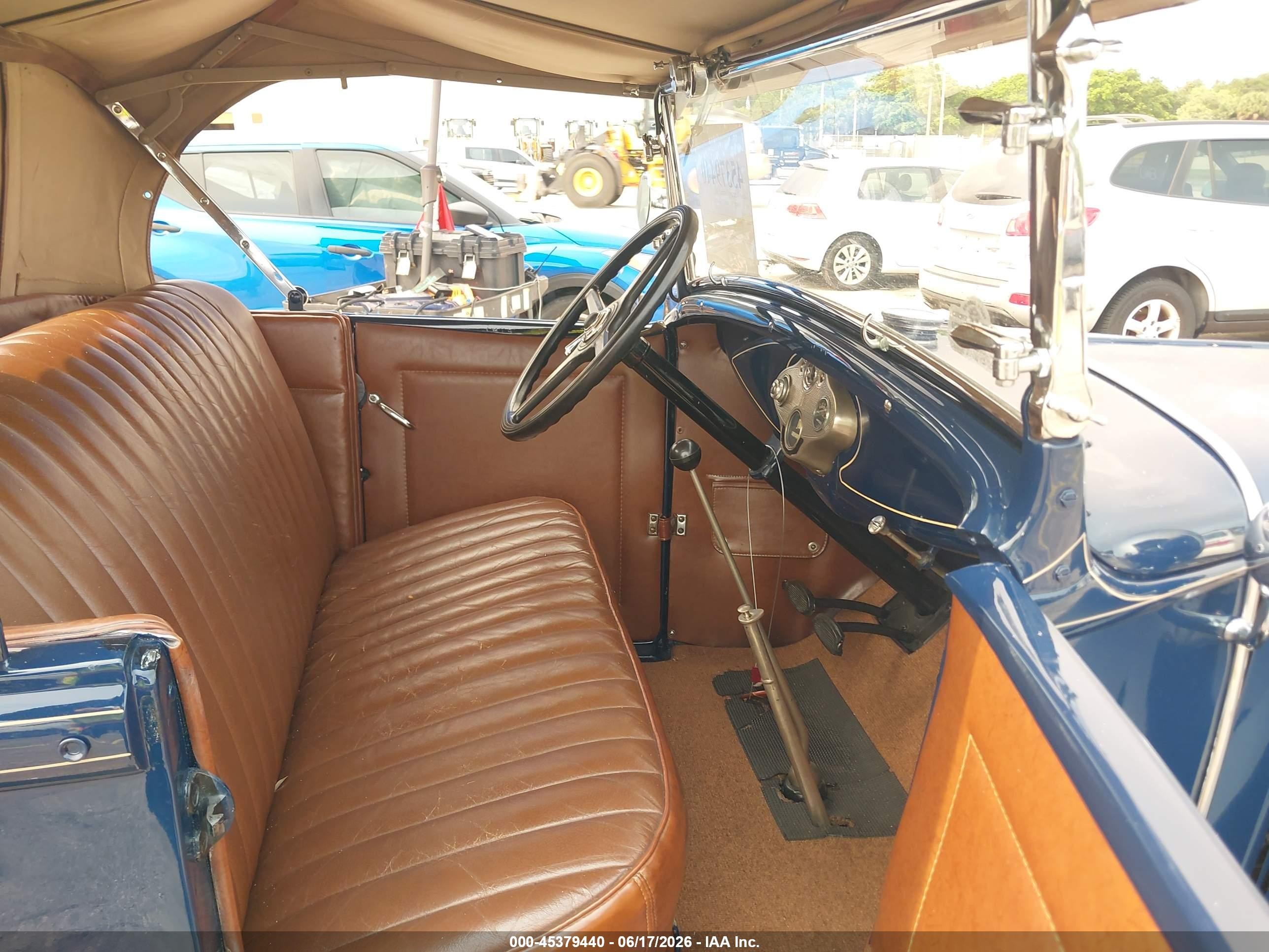 1970 Ford Model A Roadster Blue vin: A4142825