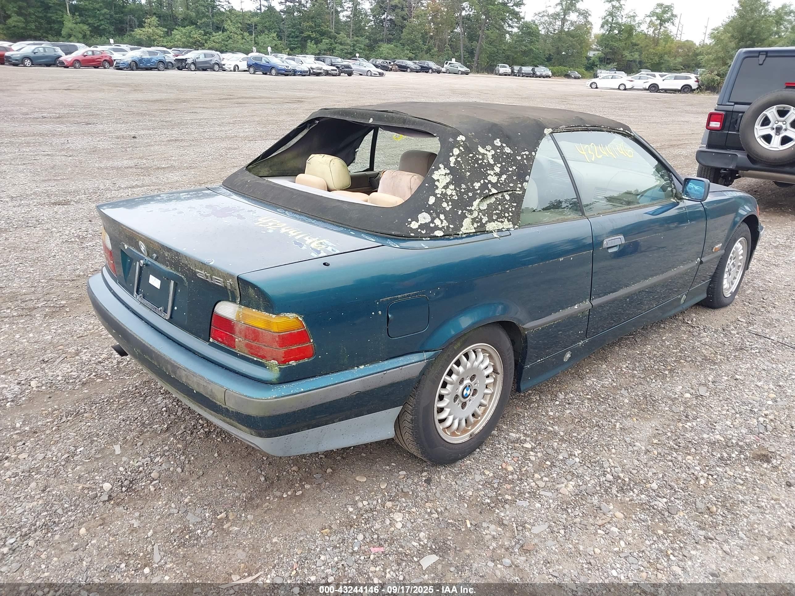 1995 Bmw 318i Ic Automatic Зеленый vin: ABK6326SED18620  