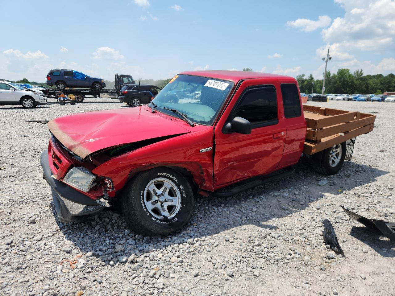 2004 Mazda B2300 Cab Red vin: AL04AN00500045967