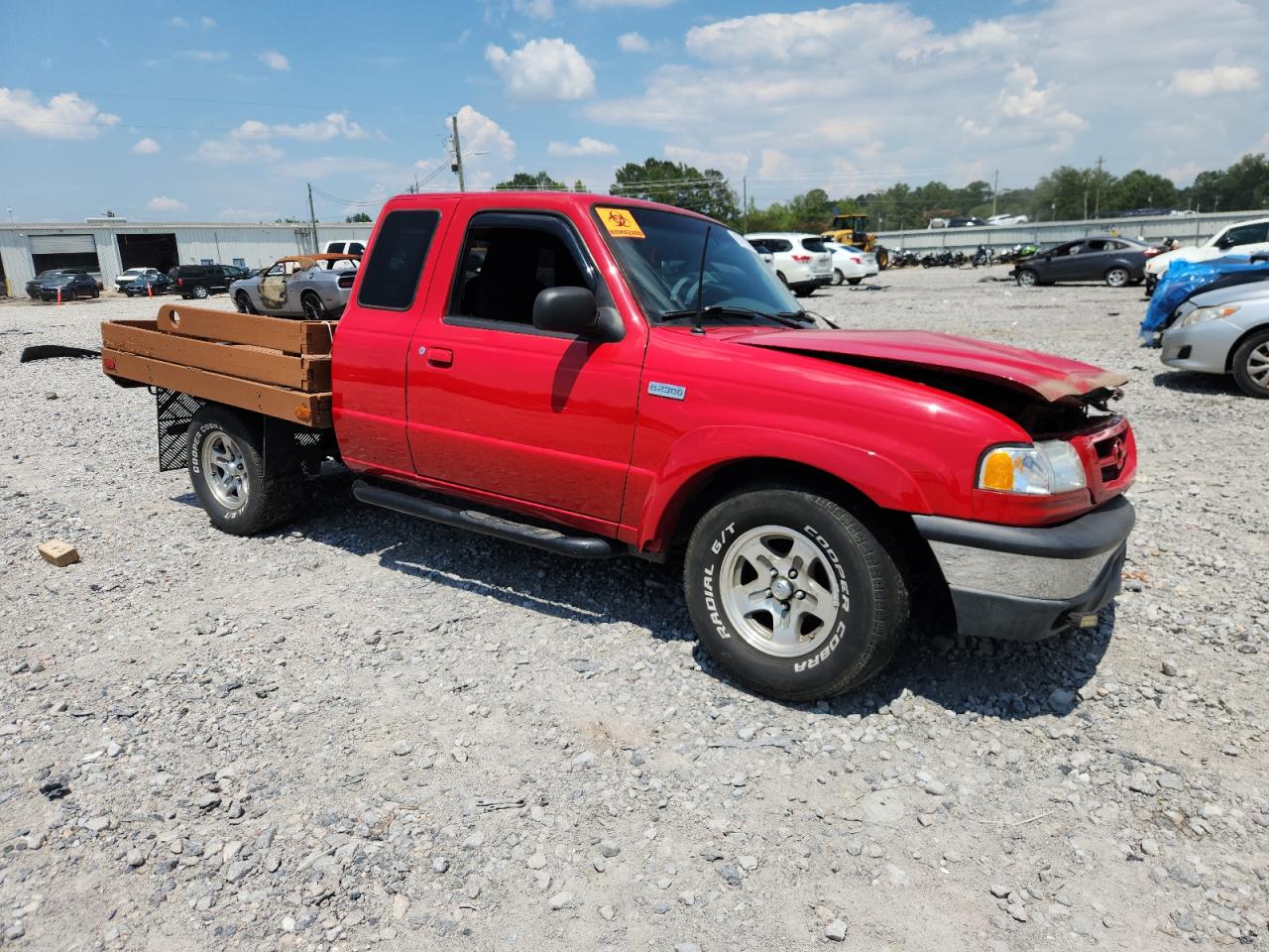 2004 Mazda B2300 Cab Red vin: AL04AN00500045967