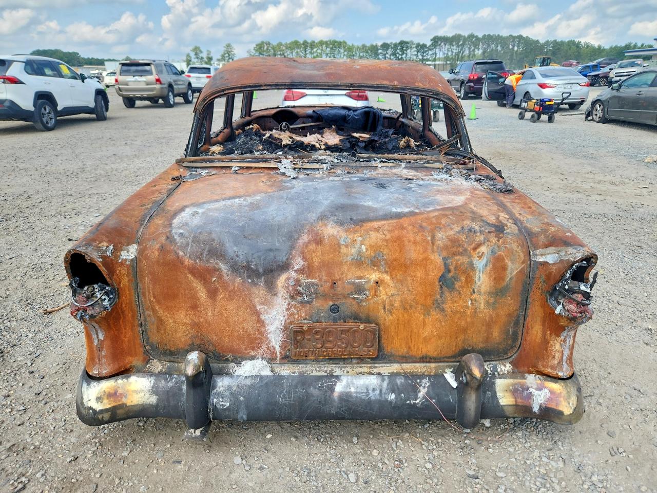 1955 Chevrolet Uk Burn vin: B55N068064