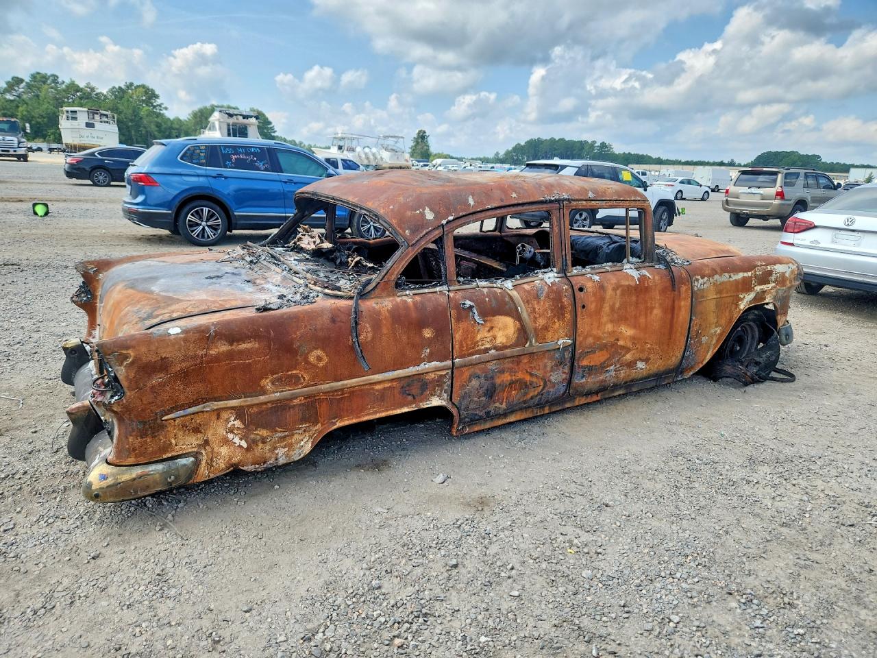 1955 Chevrolet Uk Burn vin: B55N068064